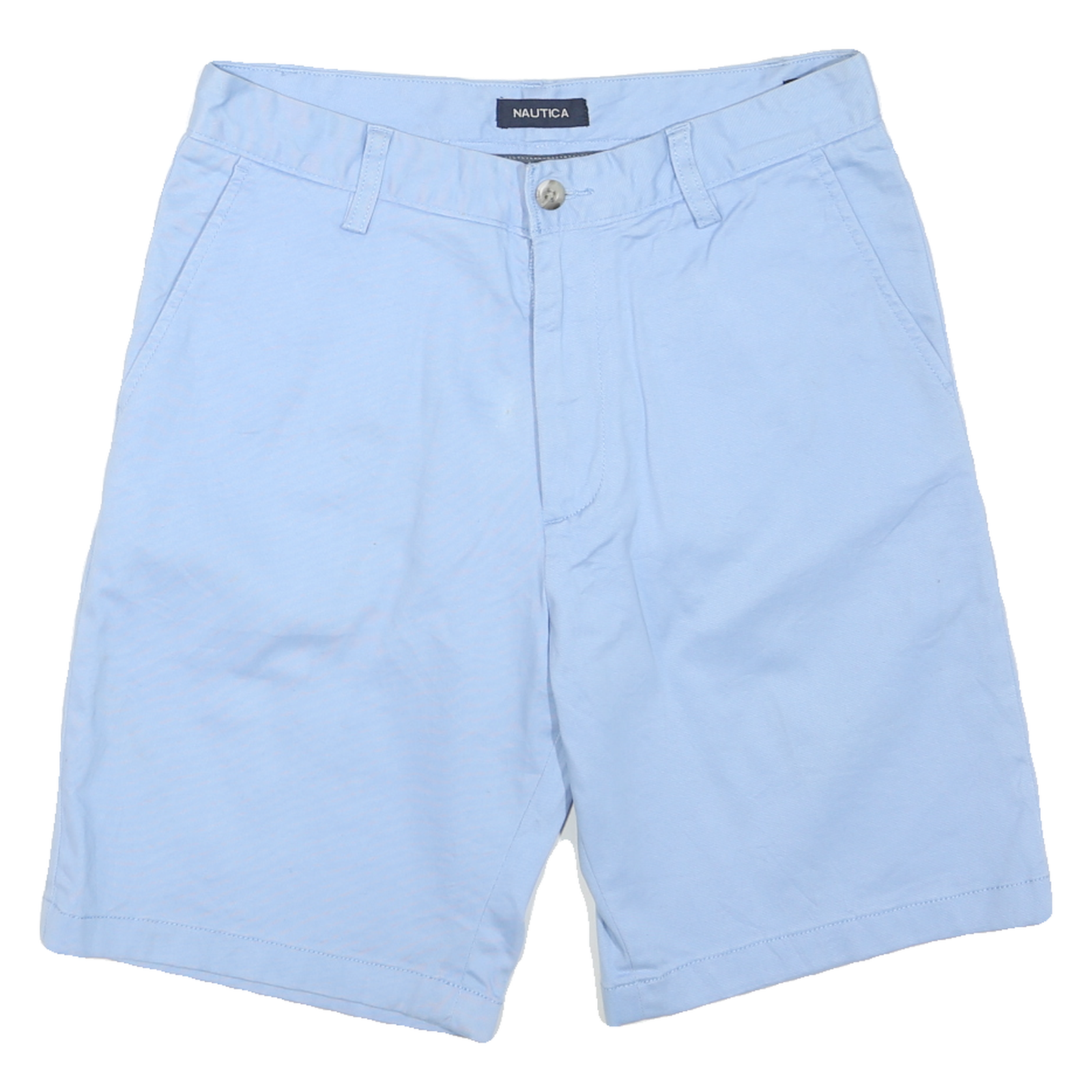 NAUTICA Mens Shorts Blue Casual Plain M W30 Comfortable Cotton Blend Refurbished - N/A refurbished available on Cerqular