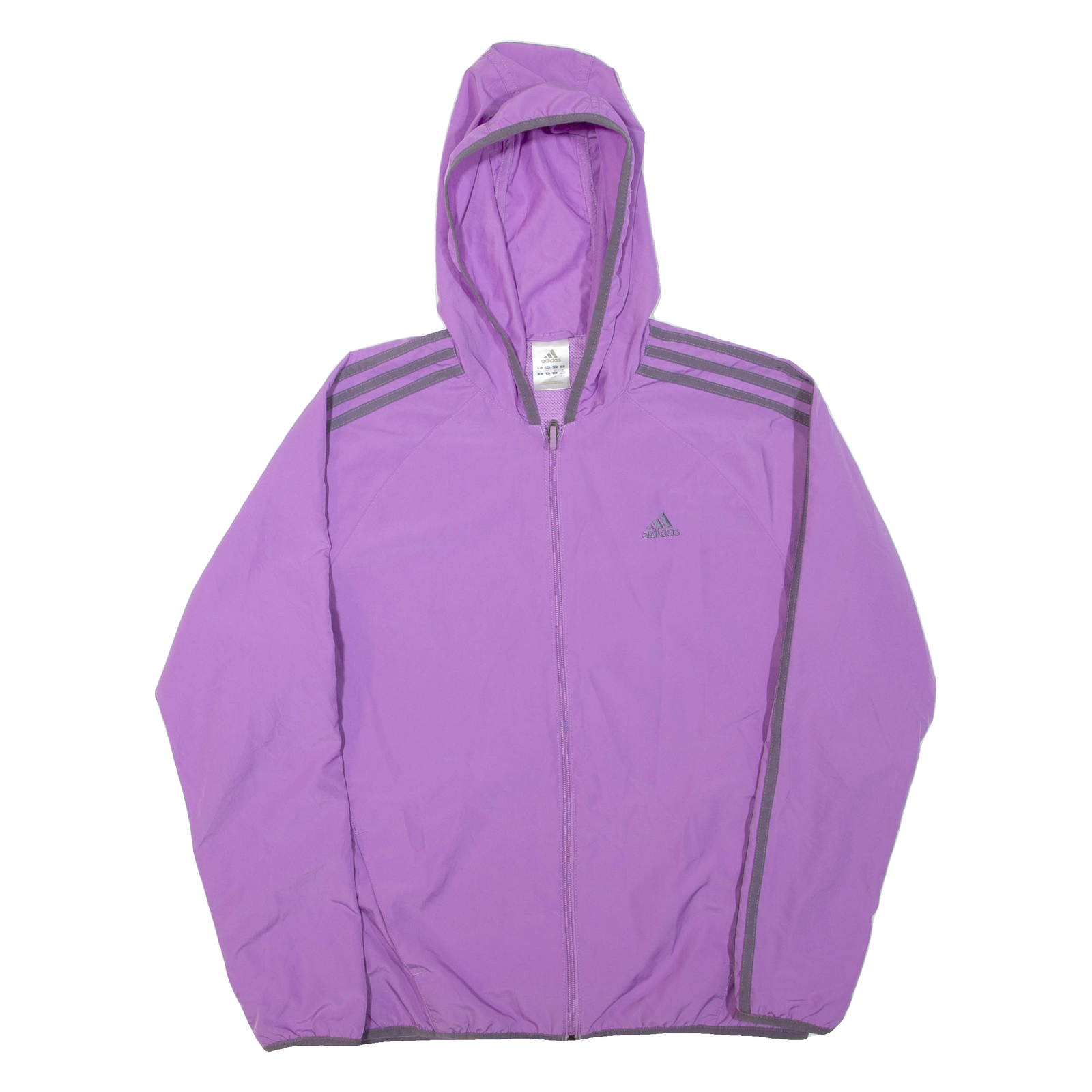 ADIDAS Womens Jacket Purple Hooded UK 14 Refurbished - N/A refurbished available on Cerqular