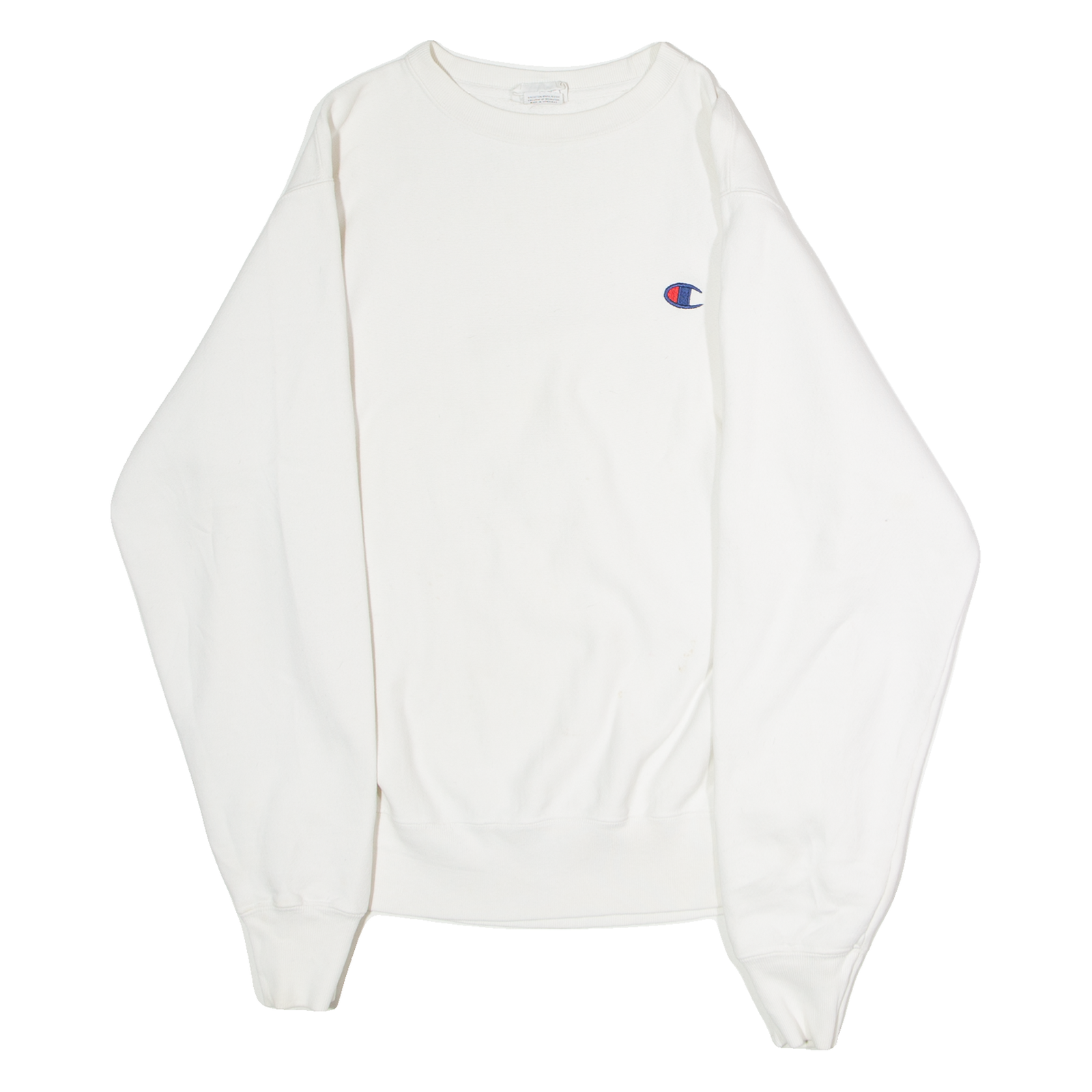 CHAMPION REVERSE WEAVE Mens Sweatshirt White Crew Neck S Refurbished - N/A refurbished available on Cerqular