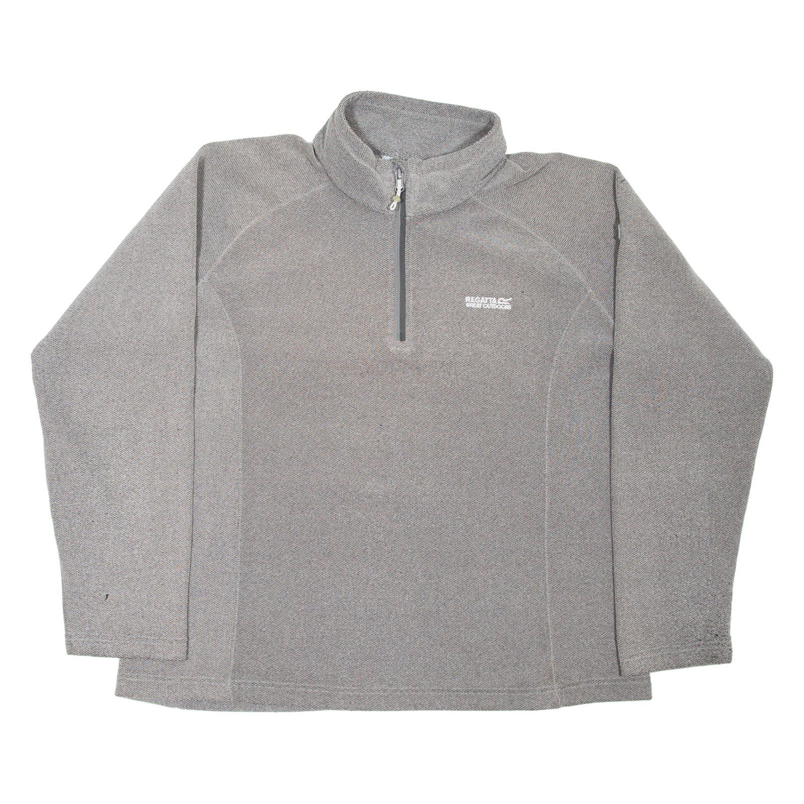 REGATTA Womens Fleece Grey 1/4 Zip UK 16 Refurbished - N/A refurbished available on Cerqular