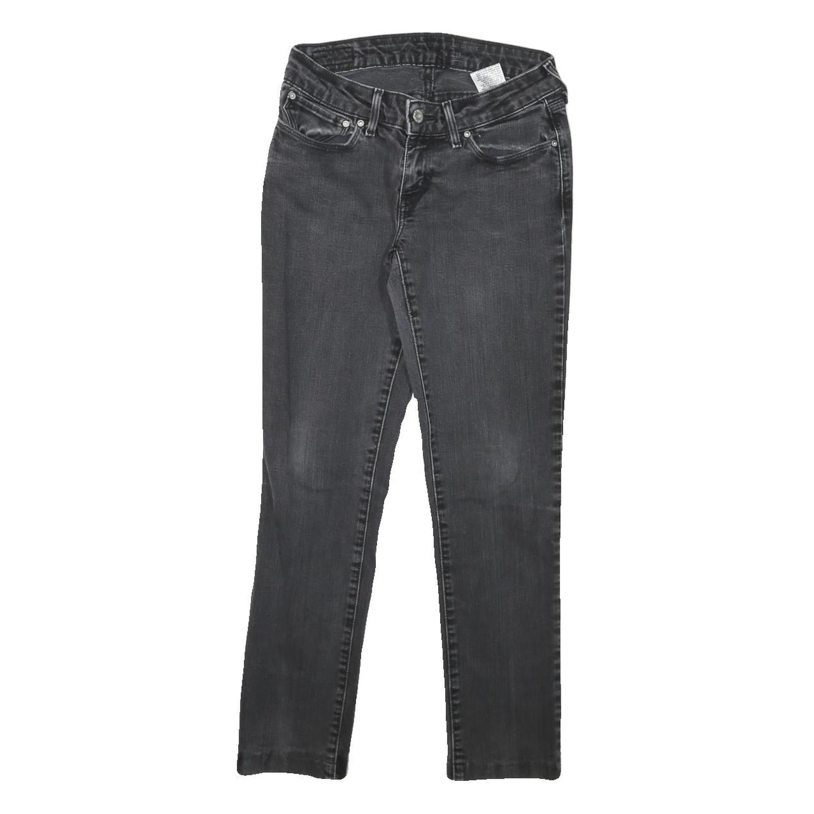 LEVI'S Womens Slim Black Denim Slim Jeans Cotton Blend W26 L26 Classic Fit Refurbished - N/A refurbished available on Cerqular