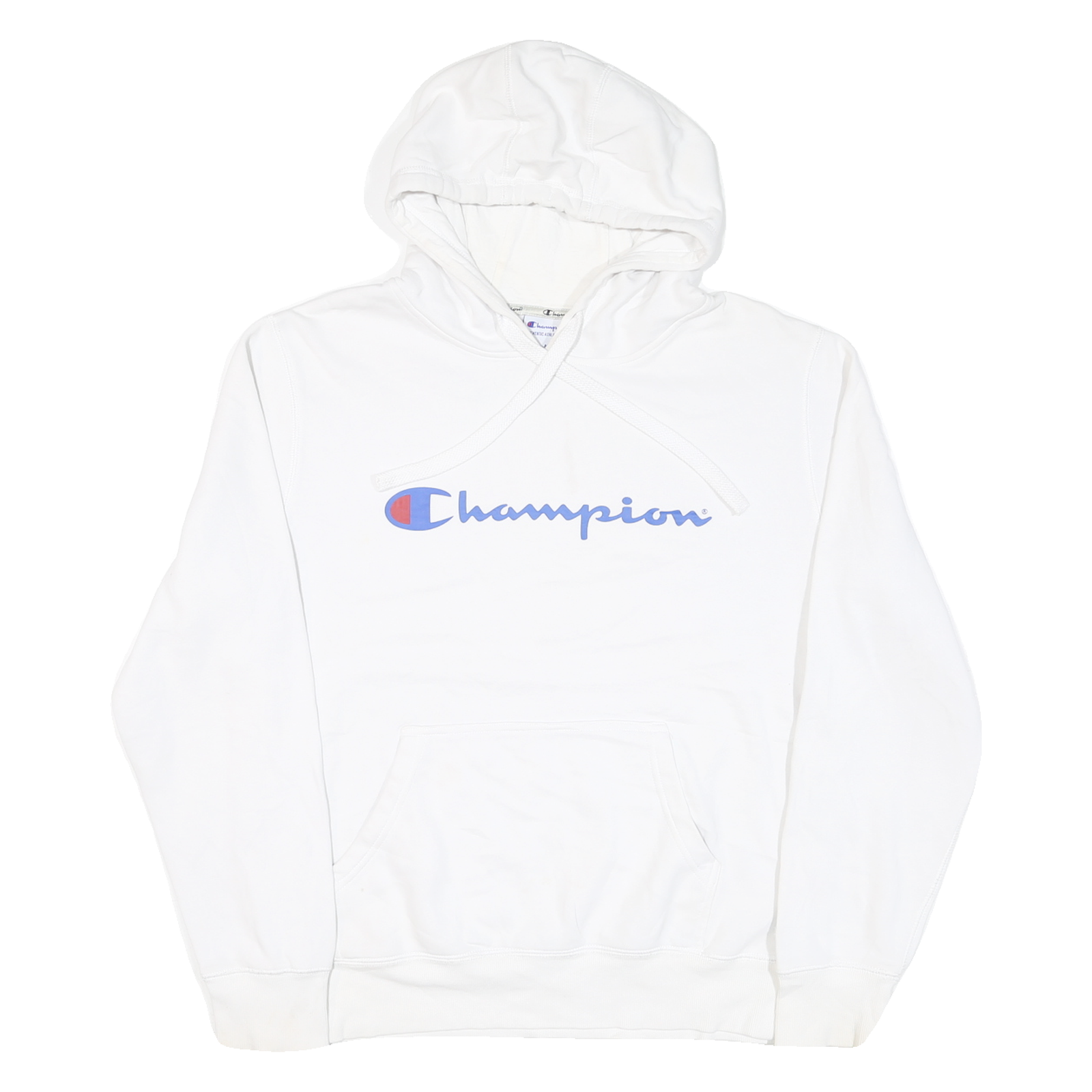 Buy CHAMPION Mens White Pullover Hoodie M Cotton Blend Classic Logo Casual Refurbished - $28.59 CHAMPION Mens White Pullover Hoodie M Cotton Blend Classic Logo Casual Refurbished - N/A refurbished available on Cerqular