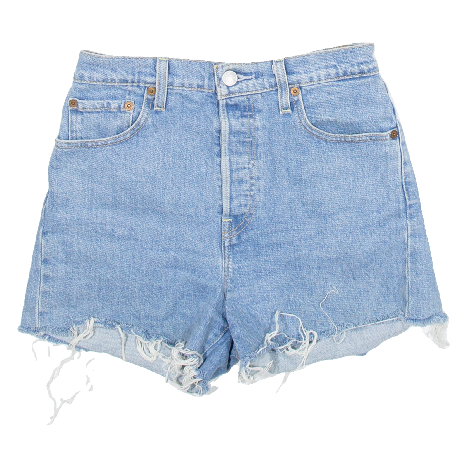 LEVI'S Big E Mens Denim Shorts Blue XS W25 Refurbished - N/A refurbished available on Cerqular
