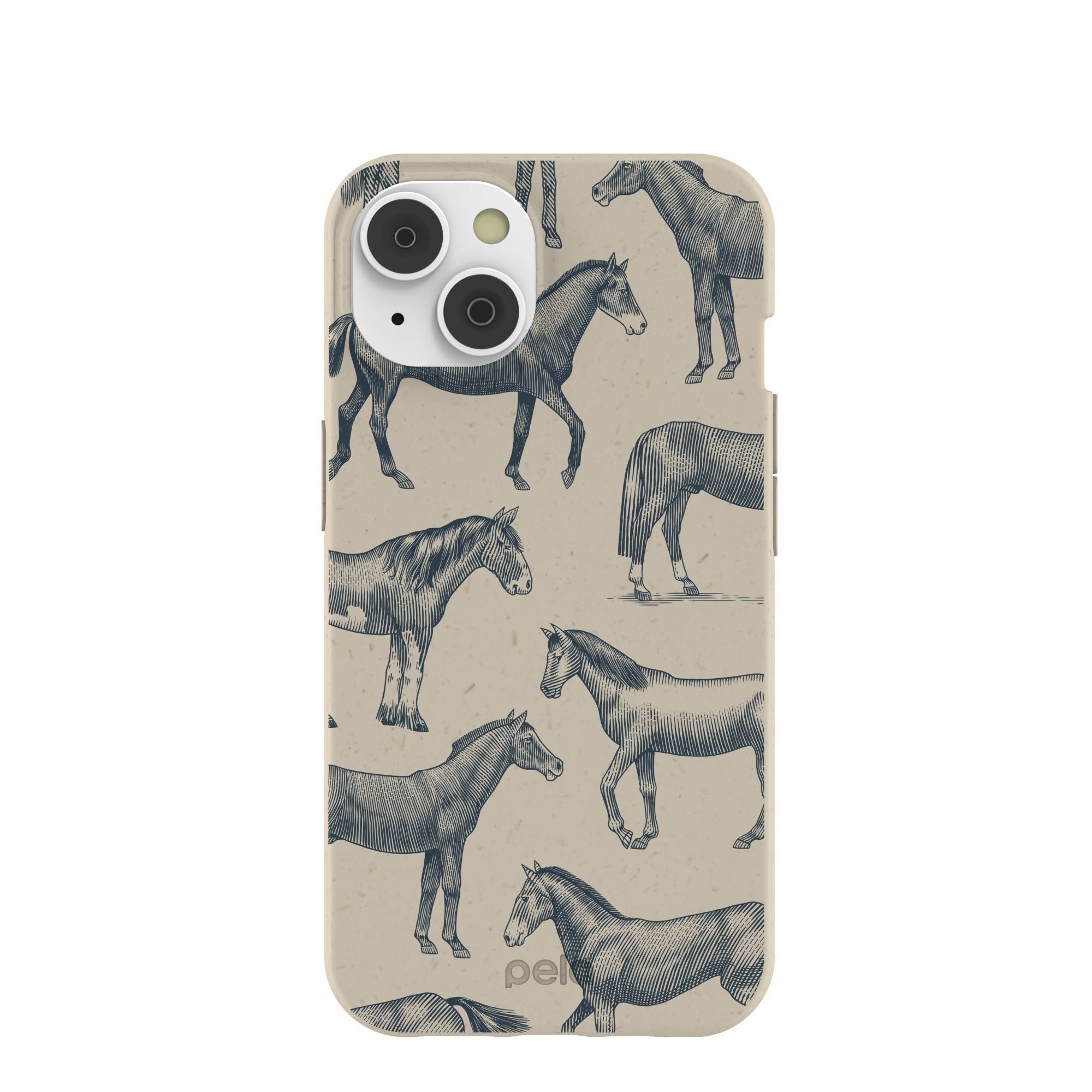 London Fog Vintage Gallop iPhone 14/16e Case Refurbished - Pela Case refurbished available on Cerqular