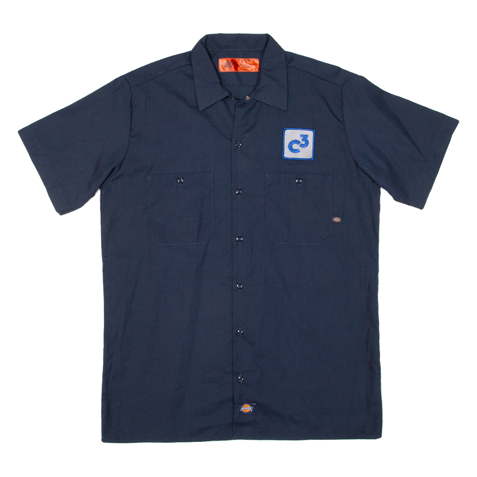 DICKIES Mens Worker Shirt Blue M Refurbished - N/A refurbished available on Cerqular
