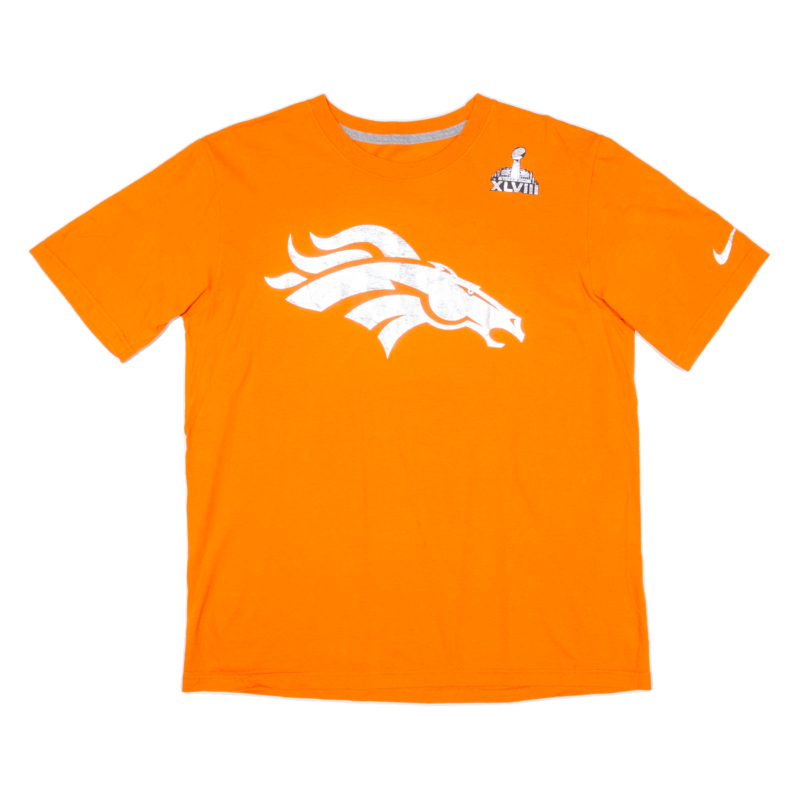NIKE Super Bowl XlvIII Mens T-Shirt Orange USA M Refurbished - N/A refurbished available on Cerqular