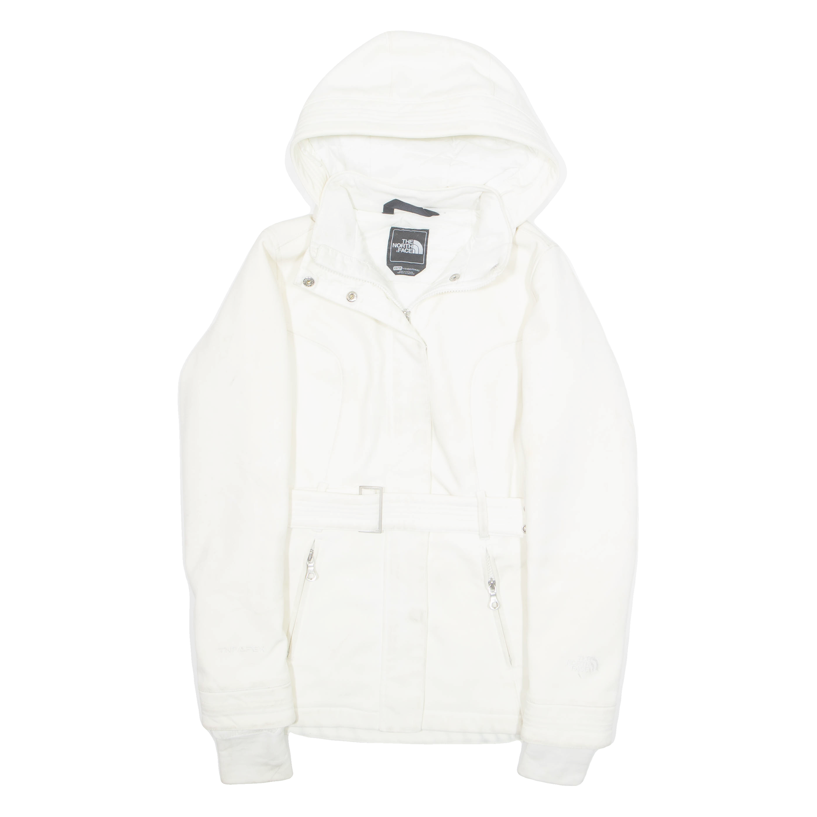 THE NORTH FACE Womens Jacket White Hooded XS Refurbished - N/A refurbished available on Cerqular