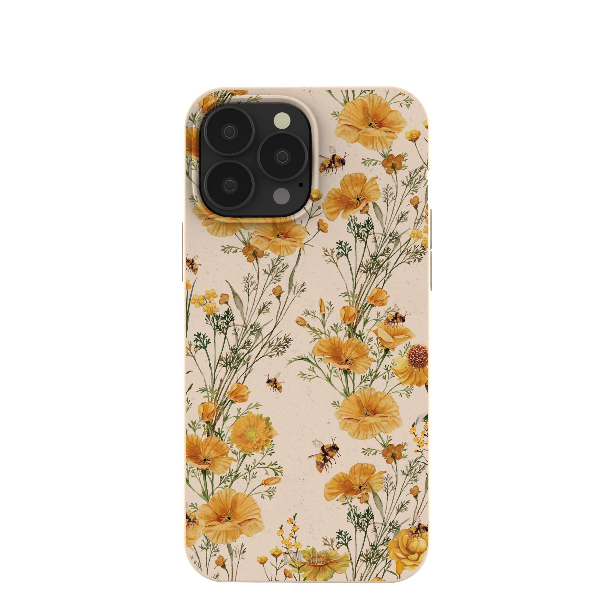 Seashell Vintage Bee iPhone 13 Pro Max Case Refurbished - Pela Case refurbished available on Cerqular