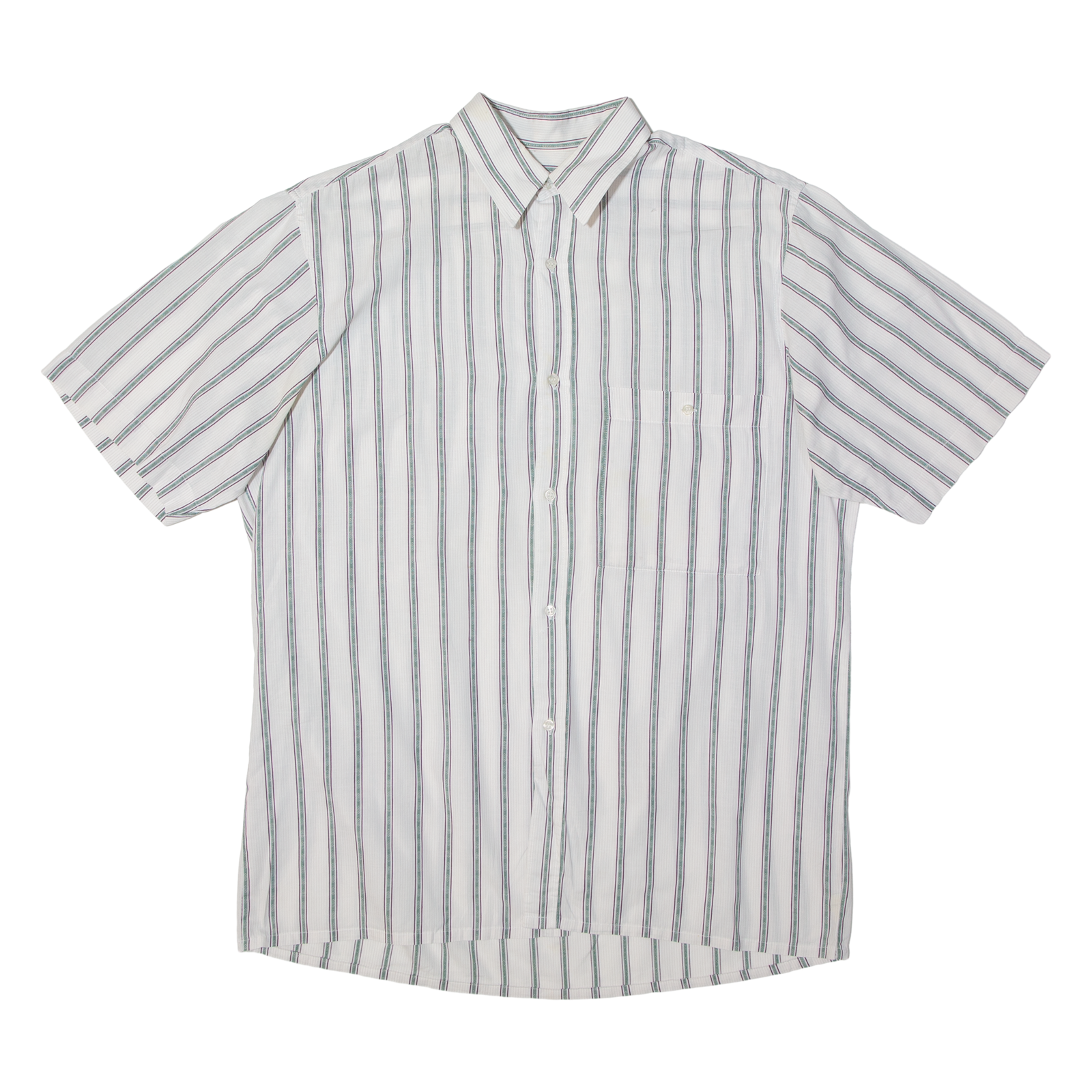 HIM Mens Shirt White Striped L Refurbished - N/A refurbished available on Cerqular