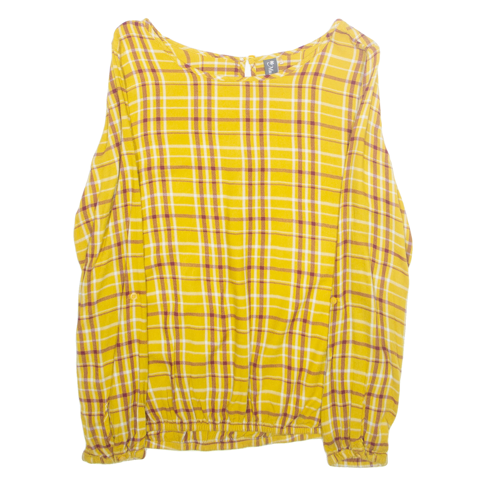 Buy MULTIBLU Womens Printed Blouse Yellow Long Sleeve Plaid M Refurbished - $16.89 MULTIBLU Womens Printed Blouse Yellow Long Sleeve Plaid M Refurbished - N/A refurbished available on Cerqular