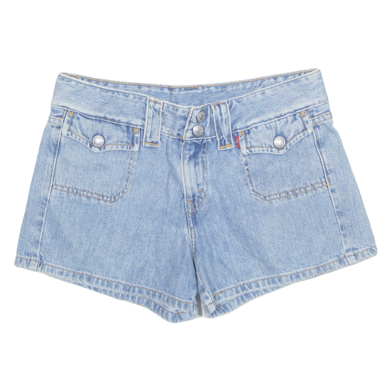 LEVI'S Womens Denim Shorts Blue Relaxed M W31 Refurbished - N/A refurbished available on Cerqular