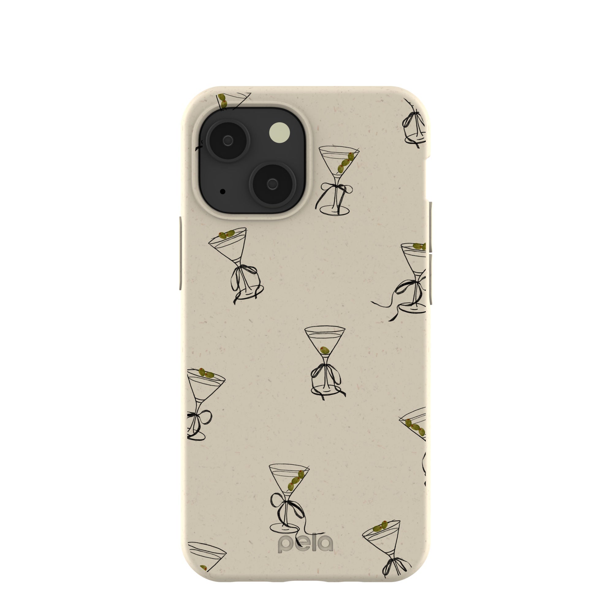 London Fog Martini Me iPhone 13 Mini Case Refurbished - Pela Case refurbished available on Cerqular