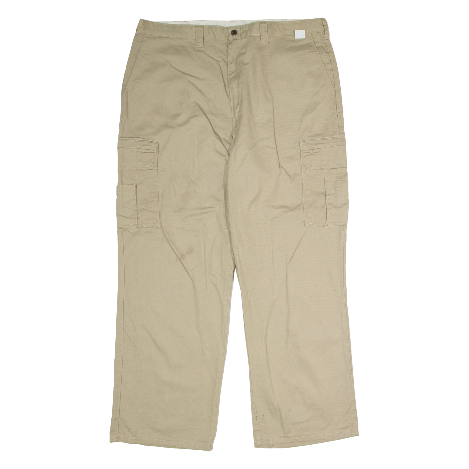 DICKIES Workwear Cargo Mens Twill Trousers Beige Regular Straight W40 L30 Refurbished - N/A refurbished available on Cerqular