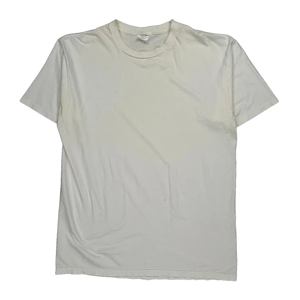 Buy Blank Newton Trading Single Stitch T-Shirt - XL White Cotton Refurbished - $29.47 Blank Newton Trading Single Stitch T-Shirt - XL White Cotton Refurbished - Thrifted (note: this is a term often used to describe second- refurbished available on Cerqular