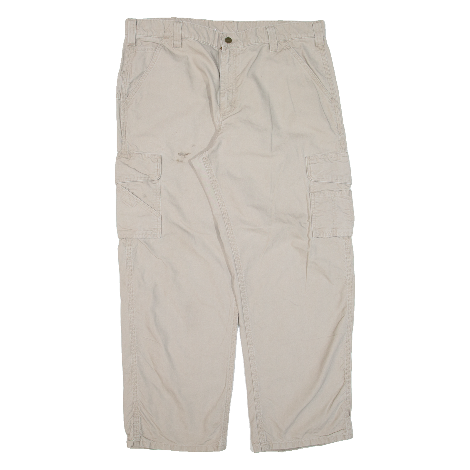 Buy CARHARTT Dungaree Fit Cargo Workwear Mens Trousers Beige Straight W38 L30 Refurbished - $44.19 CARHARTT Dungaree Fit Cargo Workwear Mens Trousers Beige Straight W38 L30 Refurbished - N/A refurbished available on Cerqular