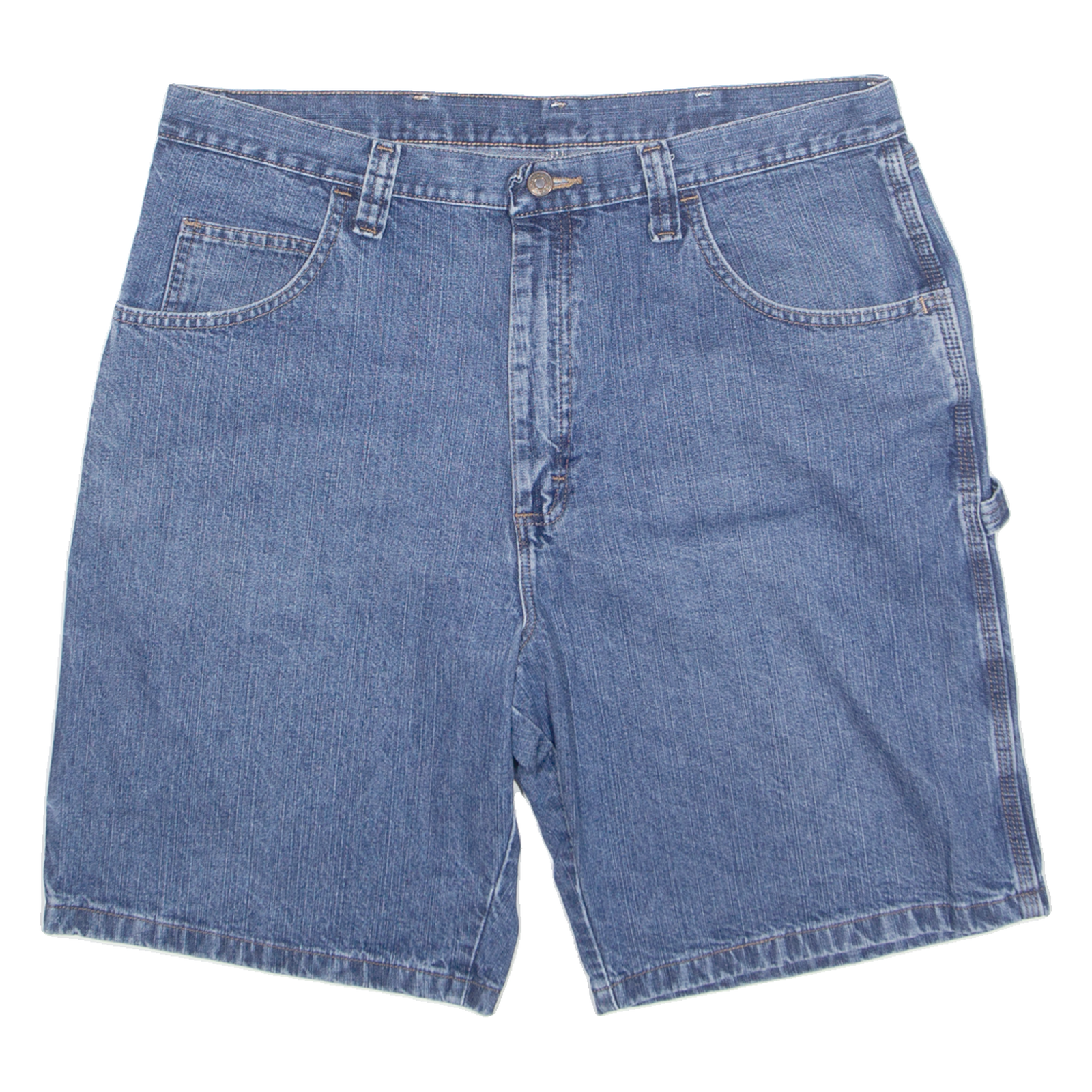 WRANGLER Carpenter Mens Workwear Shorts Blue XL W38 Refurbished - N/A refurbished available on Cerqular