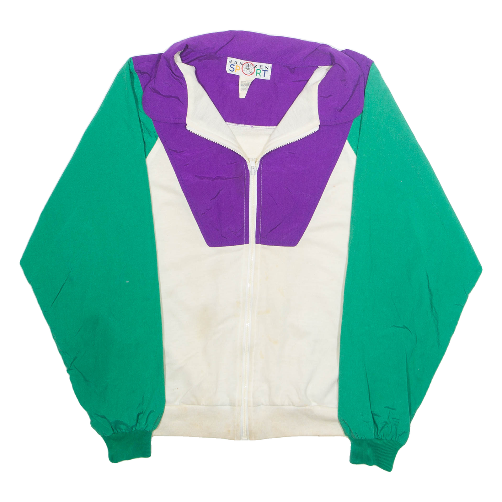 JANTZEN SPORT Womens Shell Jacket White M Refurbished - N/A refurbished available on Cerqular