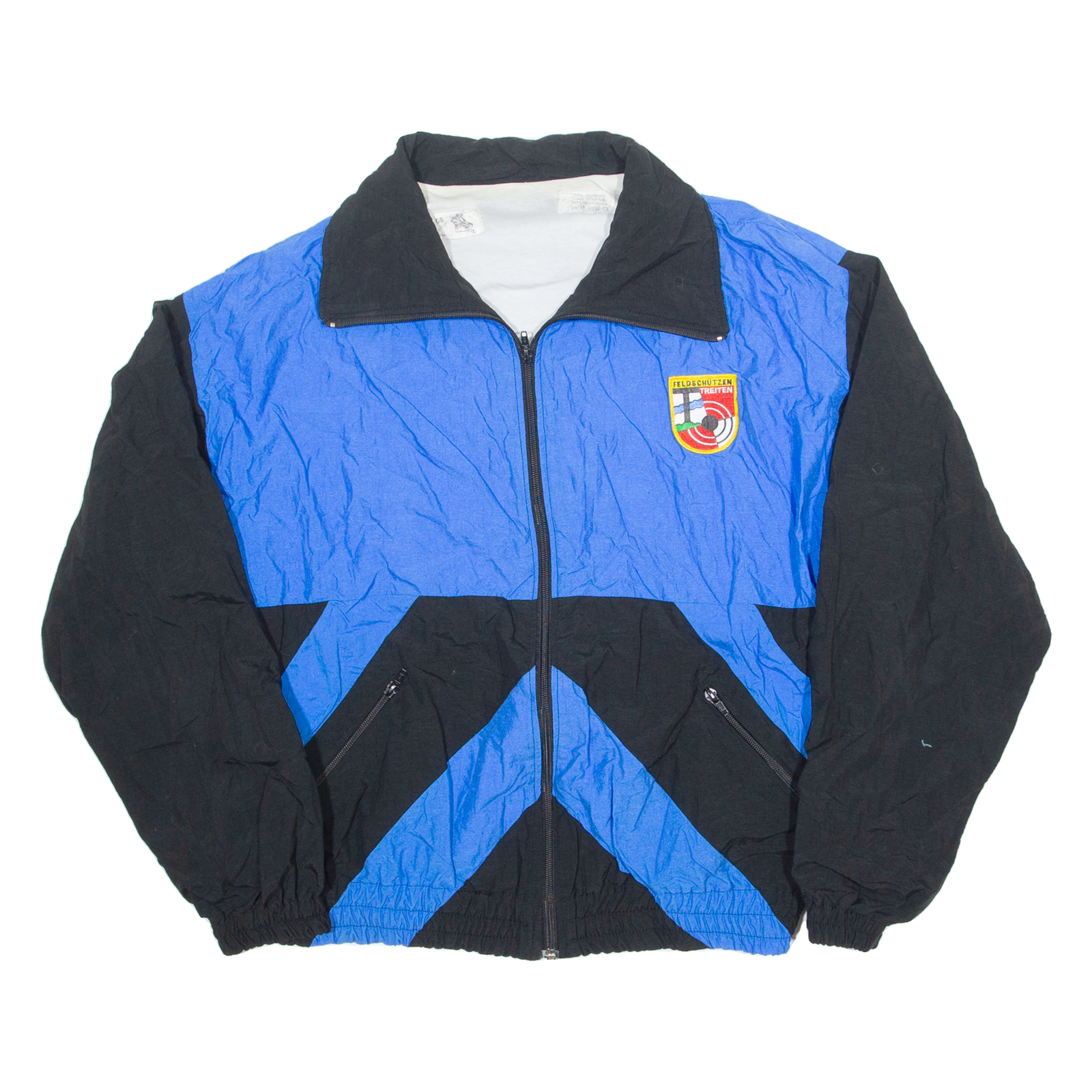 Feldschutzen Treiten Mens Shell Jacket Black 90s Colourblock L Refurbished - N/A refurbished available on Cerqular