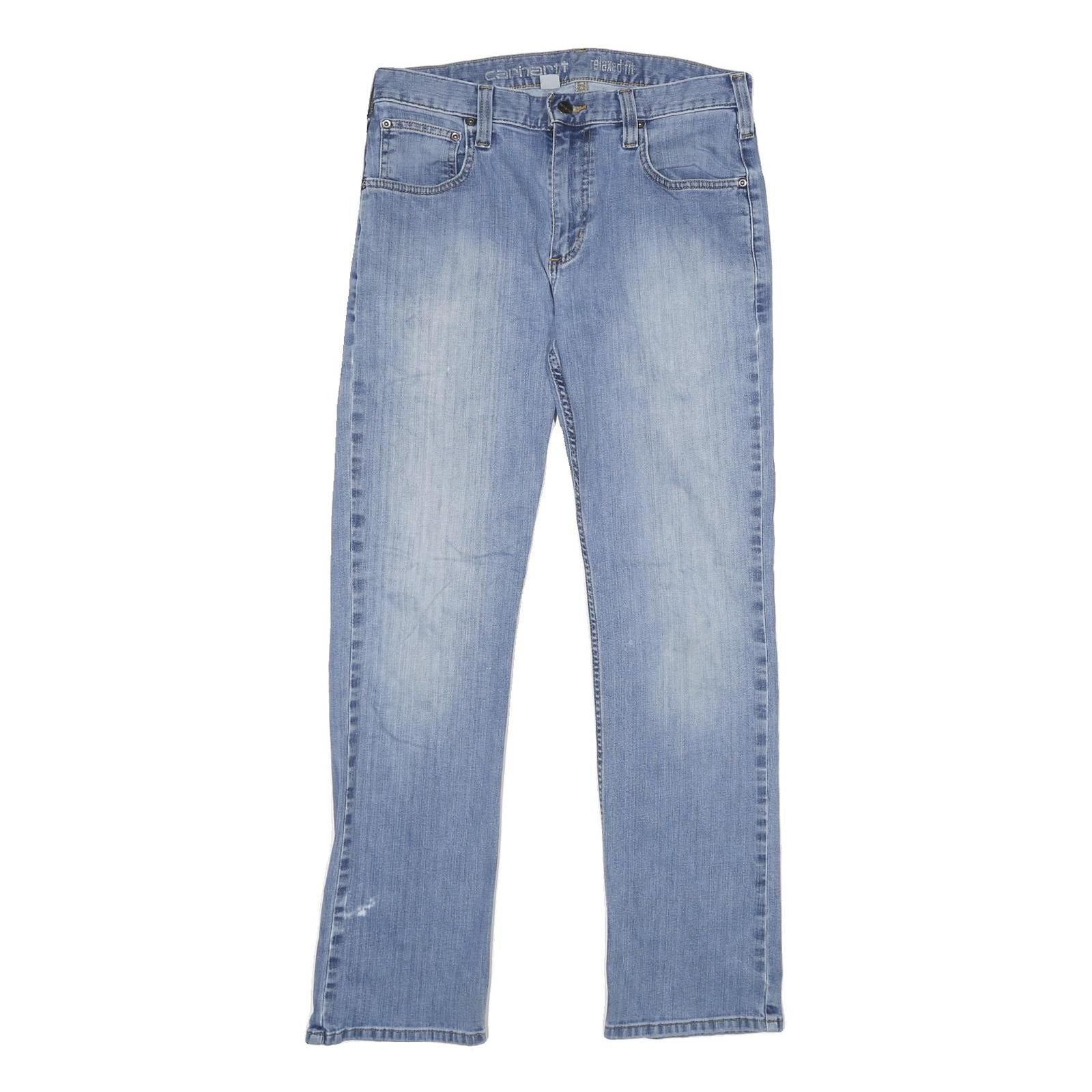 CARHARTT Mens Jeans Blue Relaxed Straight Denim Medium W31 L30 Casual Workwear Refurbished - N/A refurbished available on Cerqular