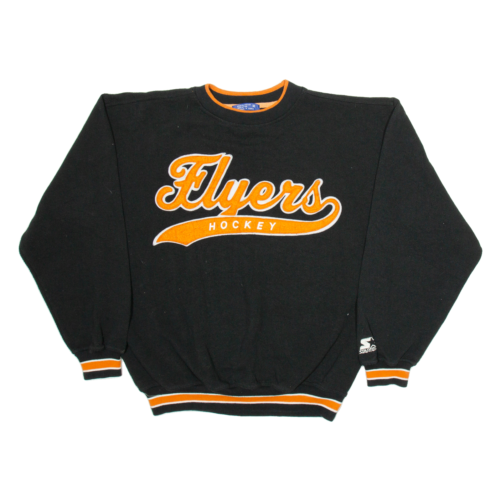 Buy STARTER Flyers Hockey Mens Sweatshirt Black USA M Refurbished - $50.69 STARTER Flyers Hockey Mens Sweatshirt Black USA M Refurbished - N/A refurbished available on Cerqular