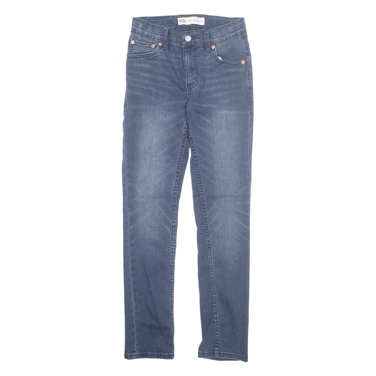 LEVI'S Womens Jeans Blue Slim Tapered W24 L27 Refurbished - N/A refurbished available on Cerqular