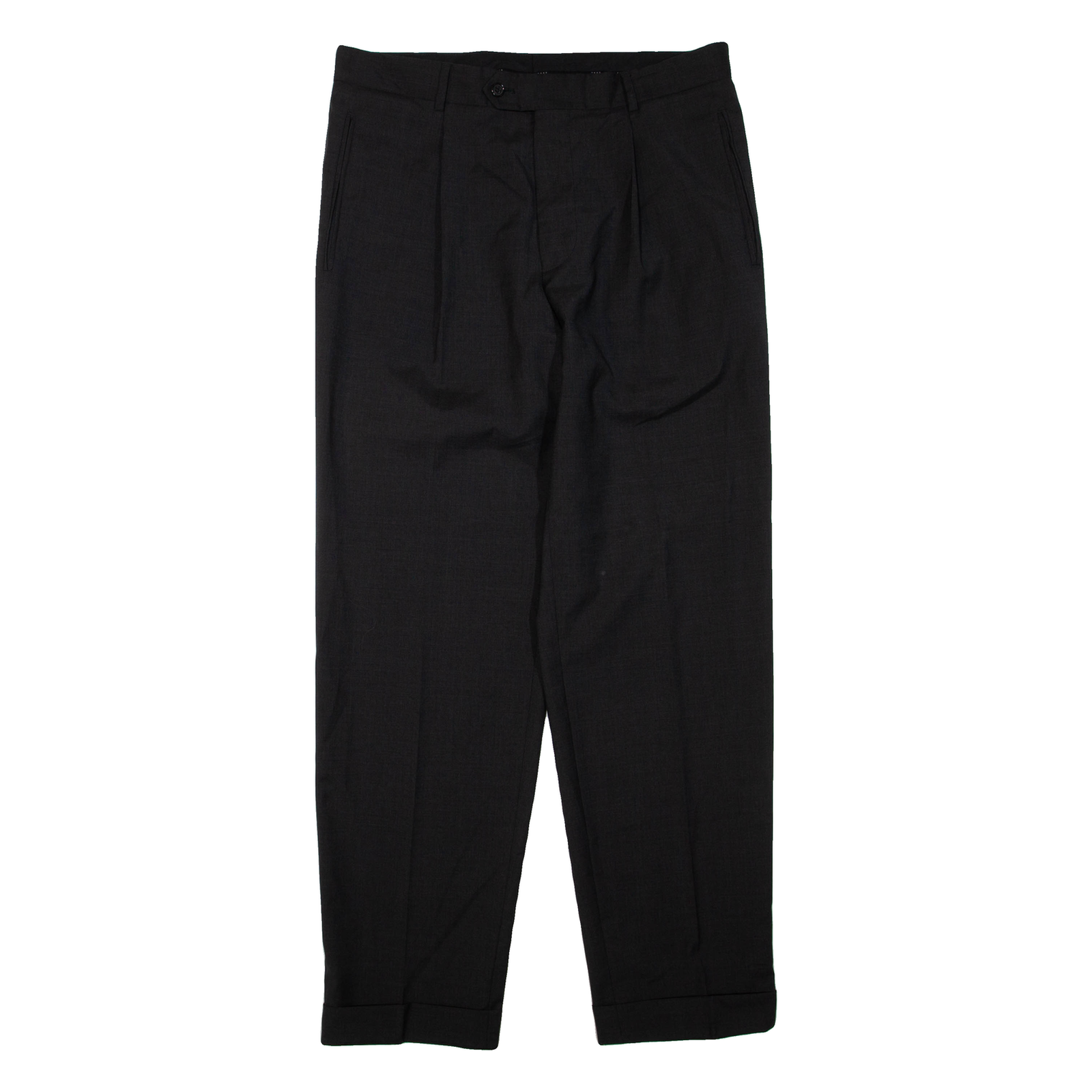 Mens Trousers Grey Regular Tapered Wool W34 L33 Refurbished - N/A refurbished available on Cerqular