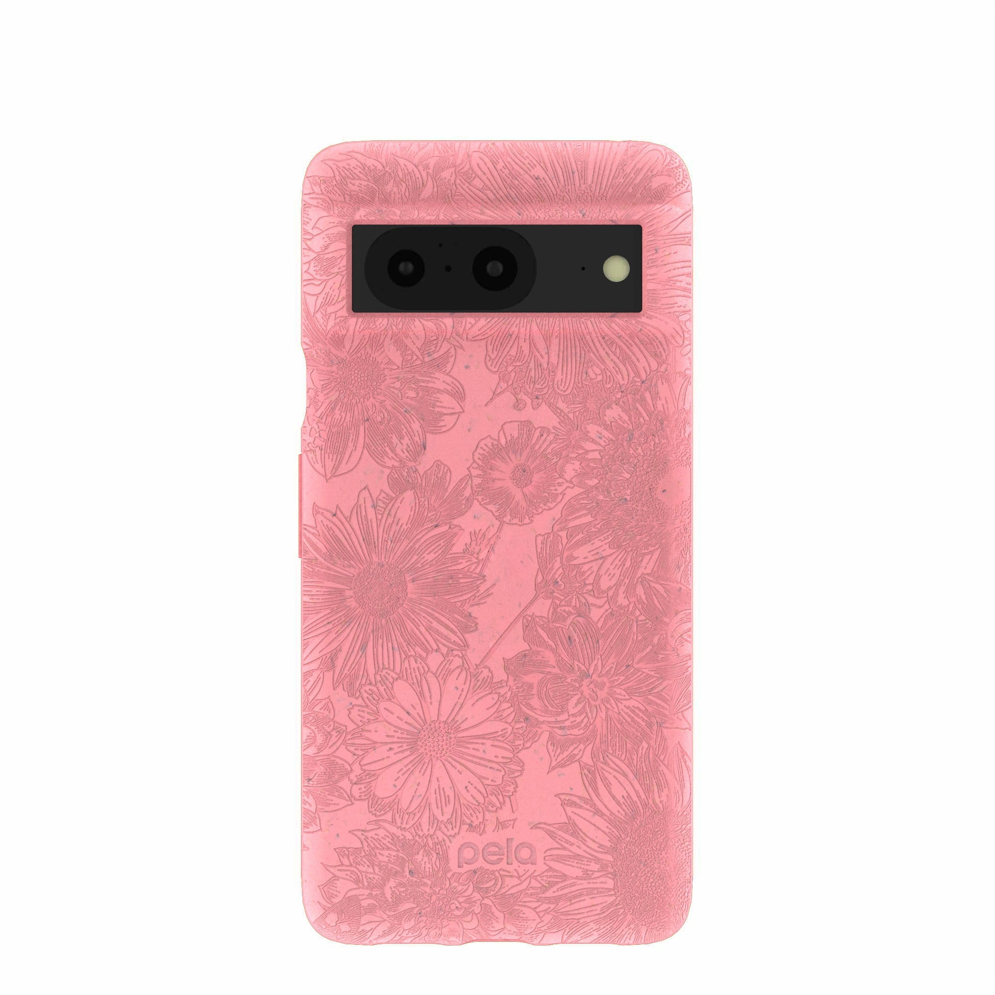 Bubblegum Pink Flora Google Pixel 8 Case Refurbished - Pela Case refurbished available on Cerqular