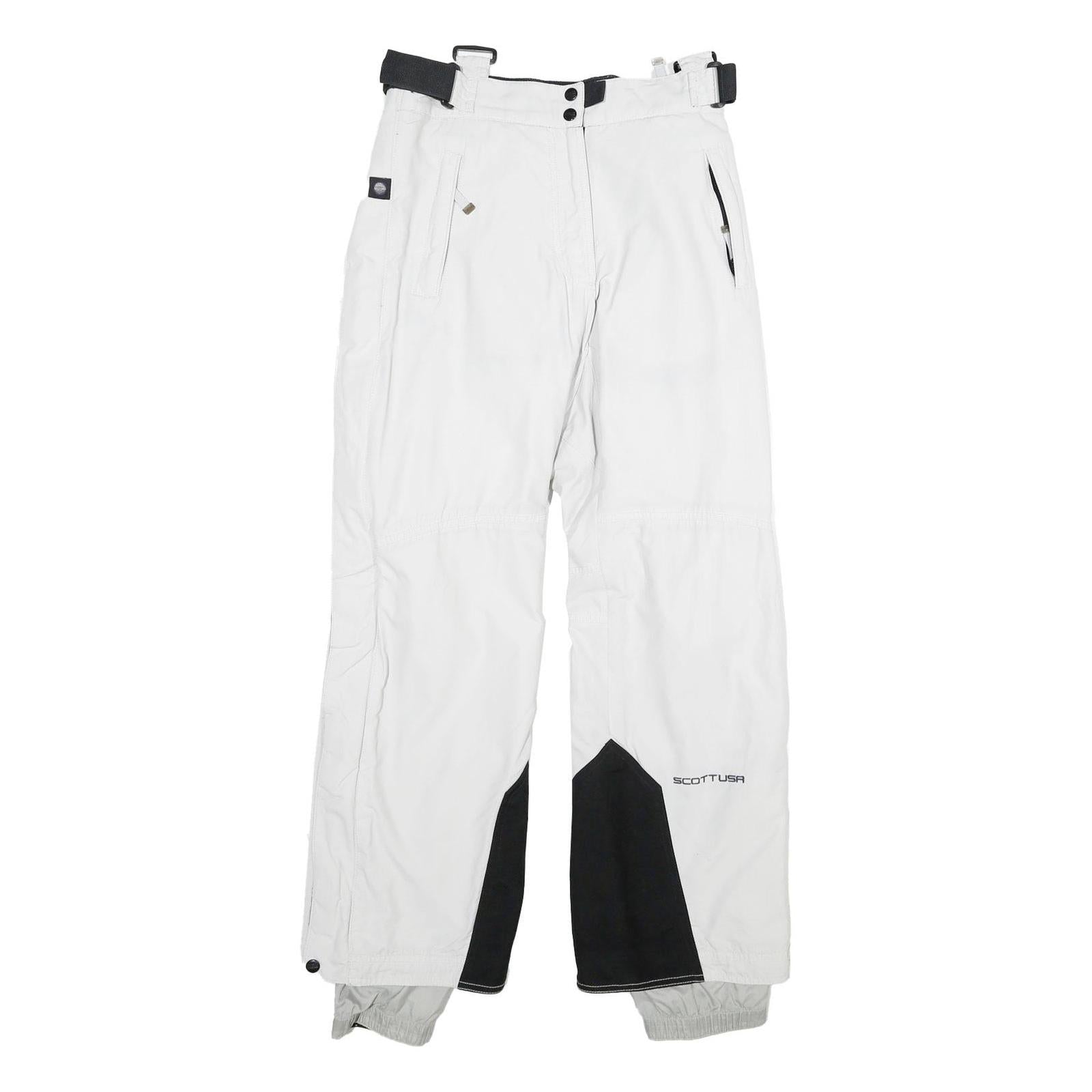 SCOTT USA Womens White Regular Fit Straight Trousers W28 L32 Outdoor Snow Refurbished - N/A refurbished available on Cerqular