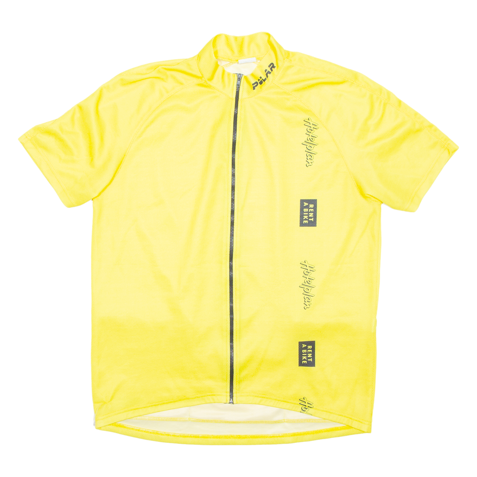 Cycling Mens Jersey Yellow 1/2 Zip XL Refurbished - N/A refurbished available on Cerqular