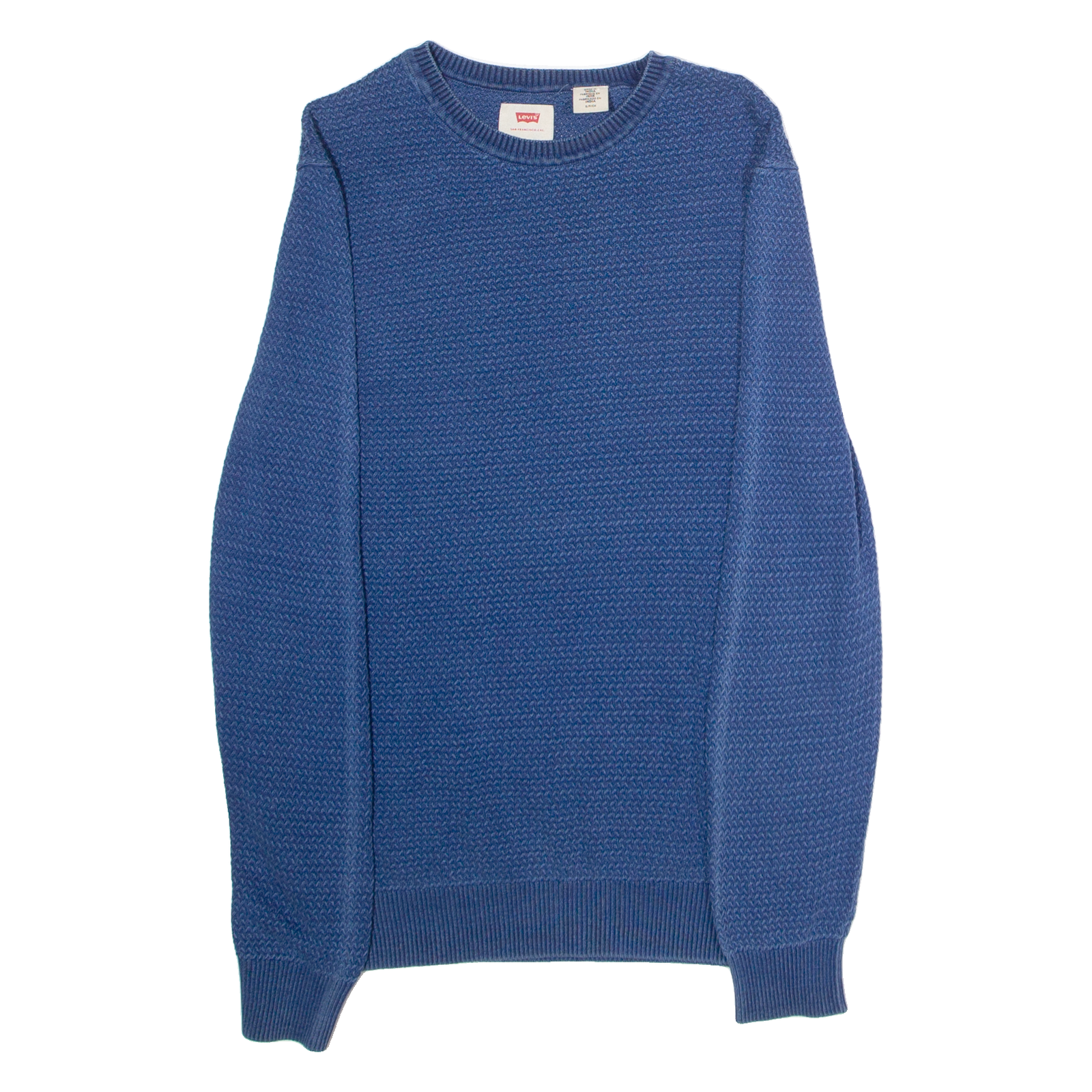 Buy LEVI'S Mens Jumper Blue Crew Neck Tight Knit S Refurbished - $41.59 LEVI'S Mens Jumper Blue Crew Neck Tight Knit S Refurbished - N/A refurbished available on Cerqular