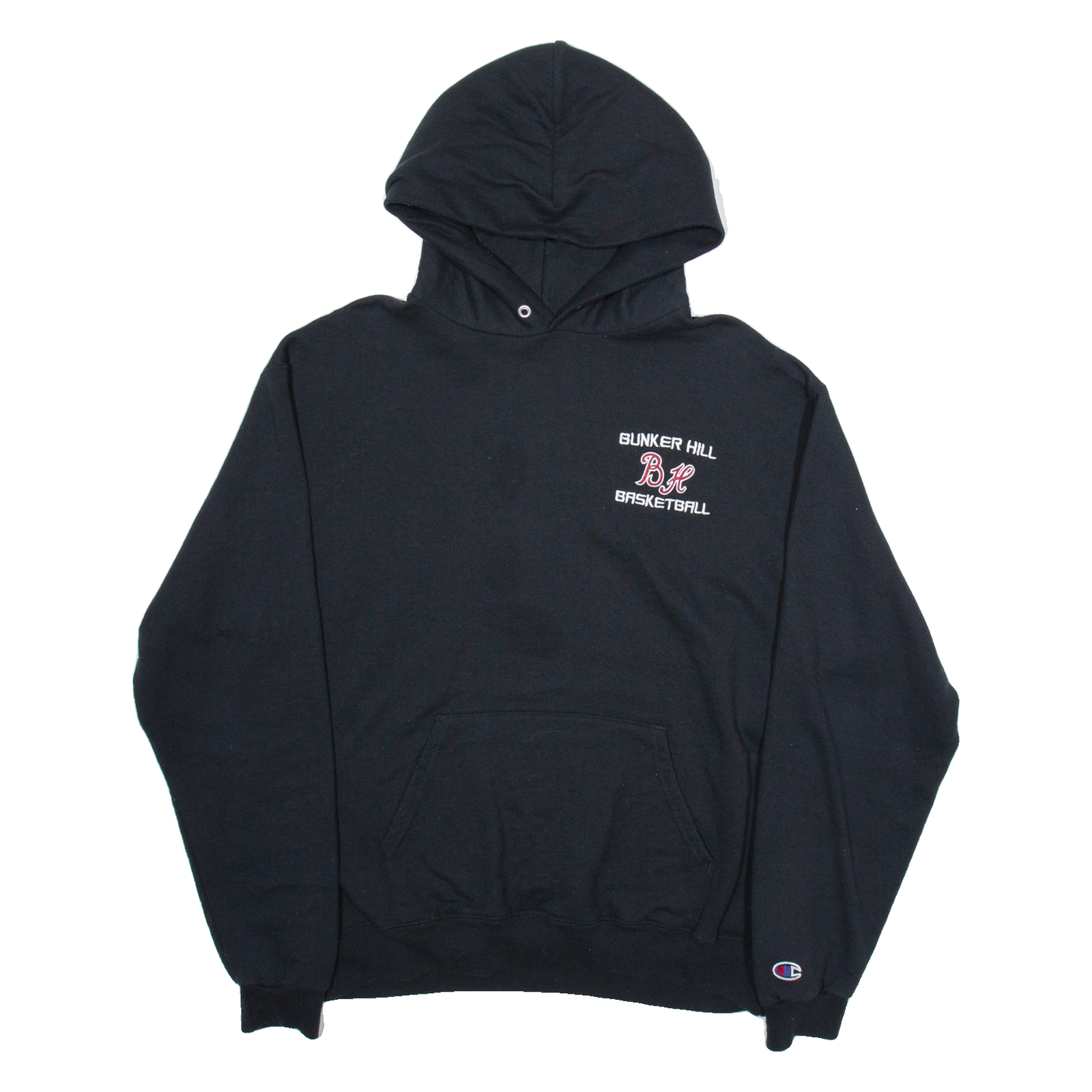 CHAMPION Bunker Hill Basketball Mens Black Hoodie L Refurbished - N/A refurbished available on Cerqular