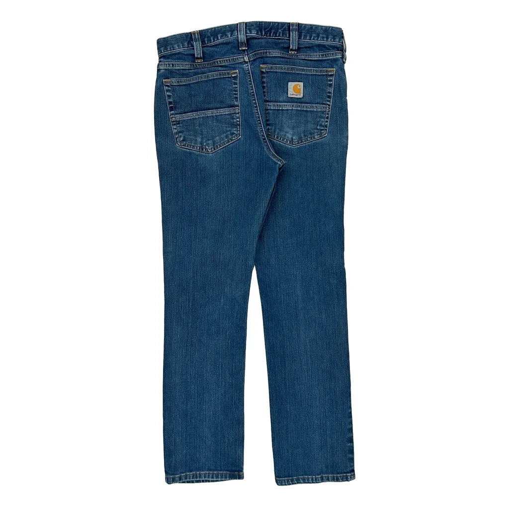 Carhartt Jeans - 32W 27L Blue Denim Refurbished - Thrifted (note: this is a term often used to describe second- refurbished available on Cerqular