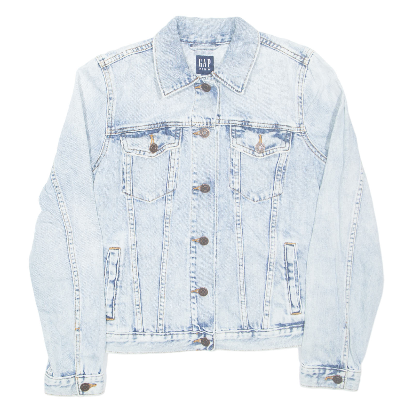 Buy GAP Womens Denim Jacket Blue S Refurbished - $26.51 GAP Womens Denim Jacket Blue S Refurbished - N/A refurbished available on Cerqular