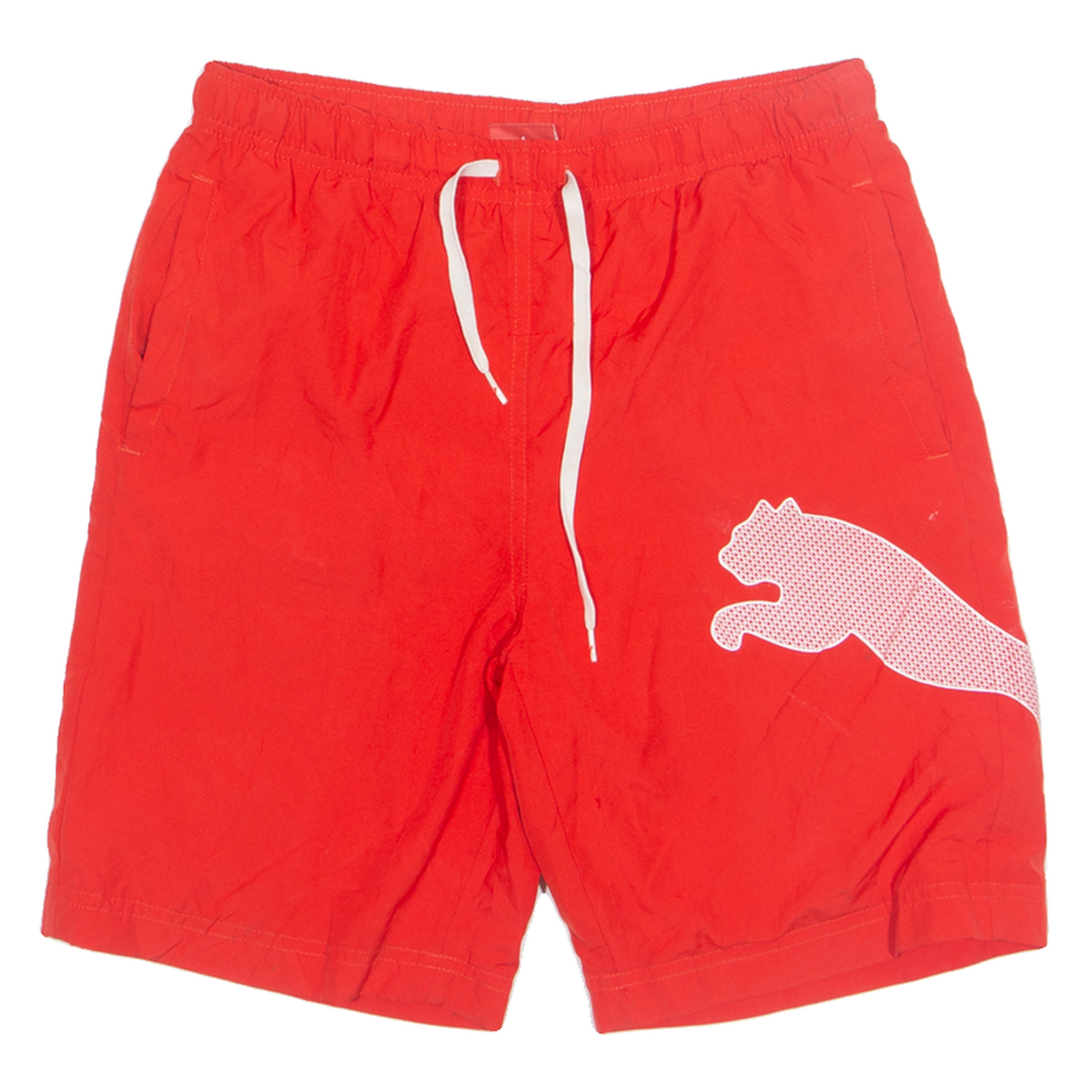 Buy PUMA Mesh Lined Mens Swimming Shorts Red Relaxed M W28 Refurbished - $23.39 PUMA Mesh Lined Mens Swimming Shorts Red Relaxed M W28 Refurbished - N/A refurbished available on Cerqular