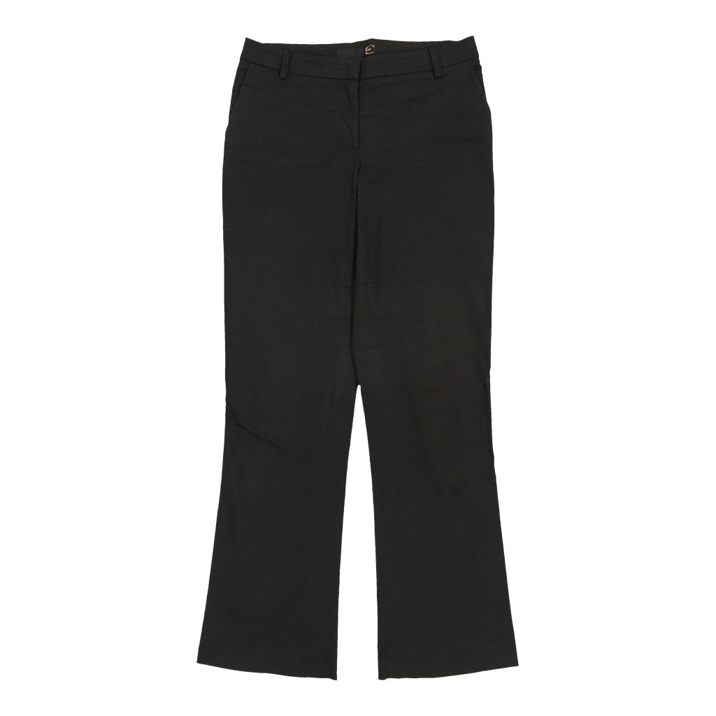Just Cavalli Trousers - 33W UK 14 Black Cotton Refurbished - Thrifted (note: this is a term often used to describe second- refurbished available on Cerqular