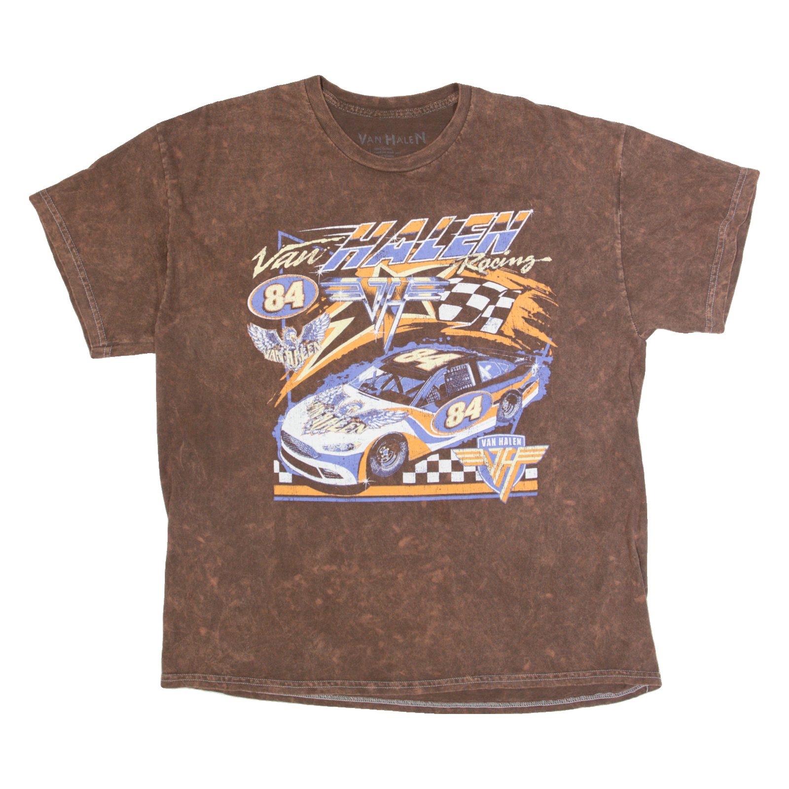Buy VAN HALEN Racing Mens T-Shirt Brown USA L Refurbished - $25.99 VAN HALEN Racing Mens T-Shirt Brown USA L Refurbished - N/A refurbished available on Cerqular
