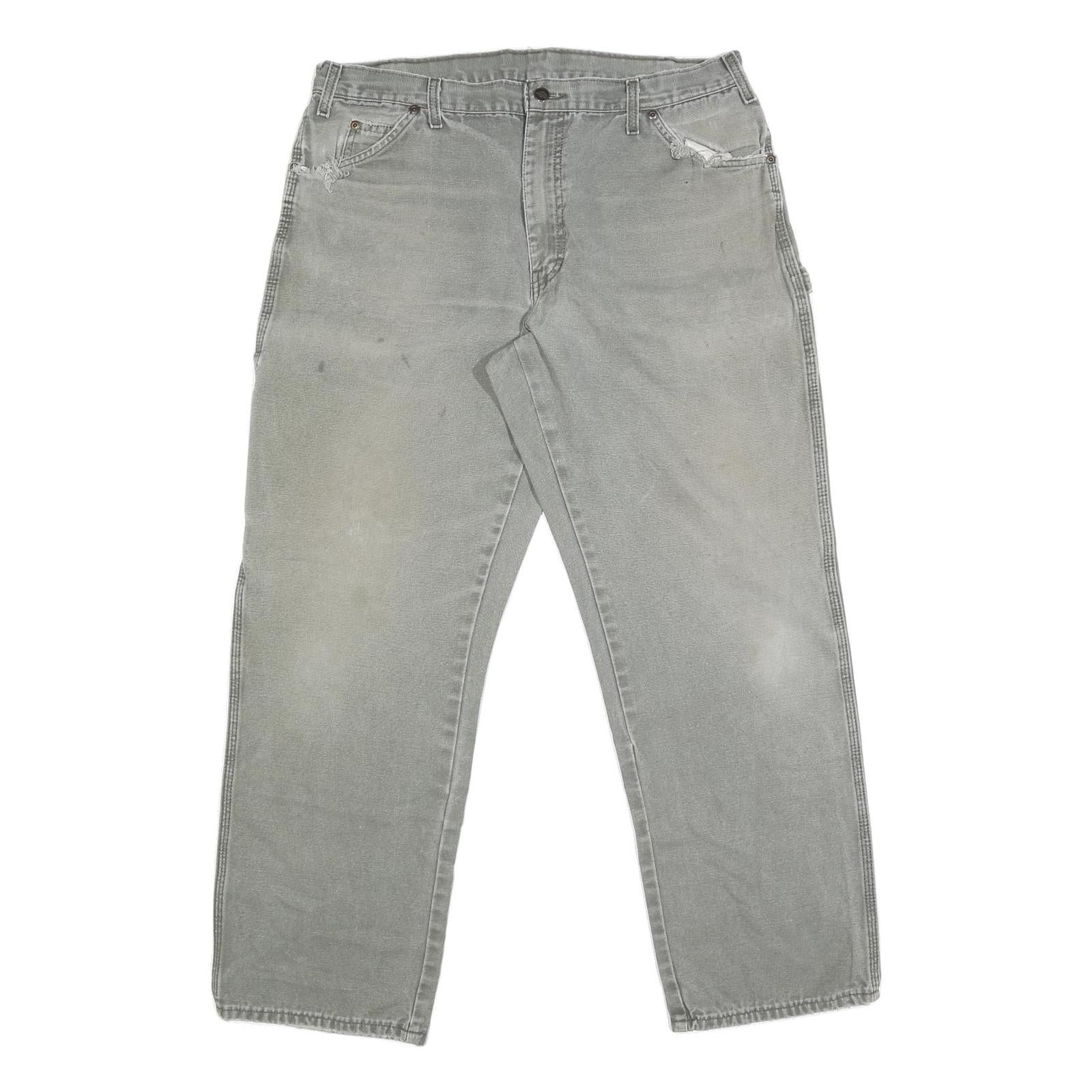 DICKIES Mens Regular Fit Straight Leg Denim Light W38 L31 Workwear Utility Jeans Refurbished - N/A refurbished available on Cerqular