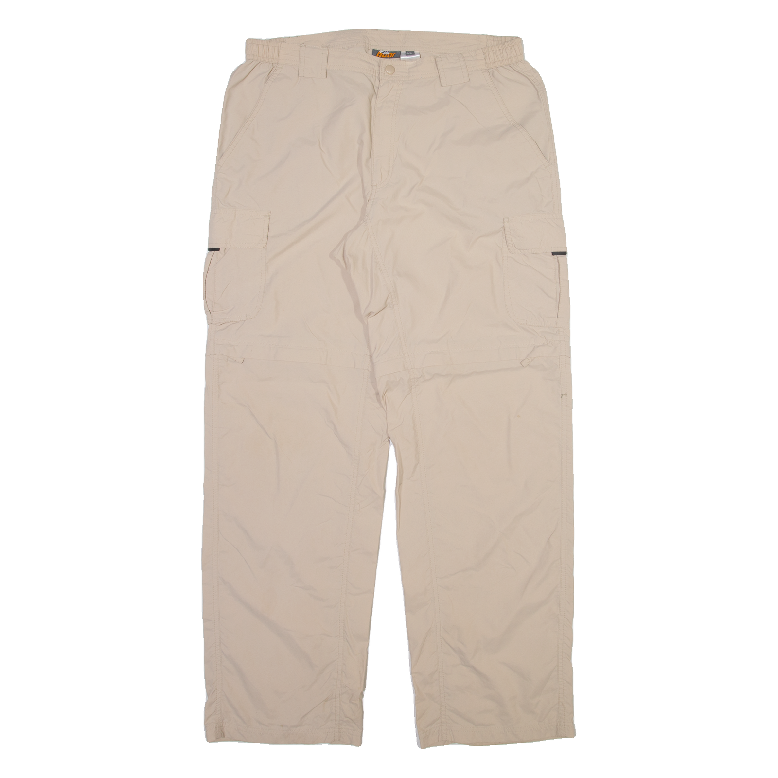 BIG BEAR Detachable Legs Mens Trousers Cream Relaxed Straight W34 L33 Refurbished - N/A refurbished available on Cerqular
