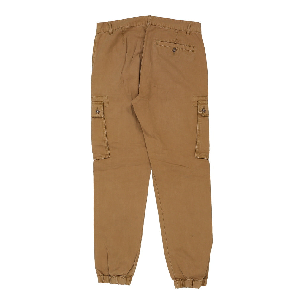 Buy Your Turn Cargo Trousers - 34W UK 14 Beige Cotton Refurbished - $16.87 Your Turn Cargo Trousers - 34W UK 14 Beige Cotton Refurbished - Thrifted (note: this is a term often used to describe second- refurbished available on Cerqular