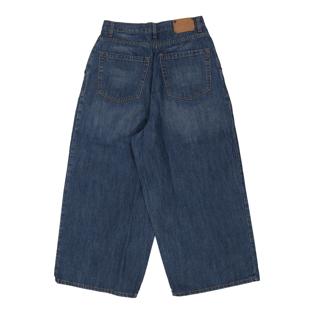Souvenir Denim Shorts - 28W UK 10 Blue Cotton Refurbished - Thrifted (note: this is a term often used to describe second- refurbished available on Cerqular