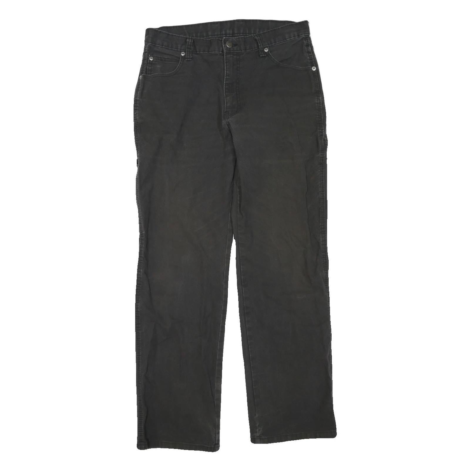 DICKIES Womens Black Regular Fit Straight Cotton Blend Jeans W32 L32 Workwear Refurbished - N/A refurbished available on Cerqular
