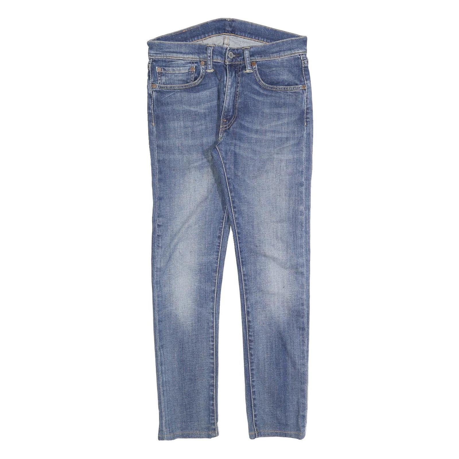 LEVI'S 519 Mens Slim Jeans Blue Denim Medium W31 L28 Zip Closure Refurbished - N/A refurbished available on Cerqular