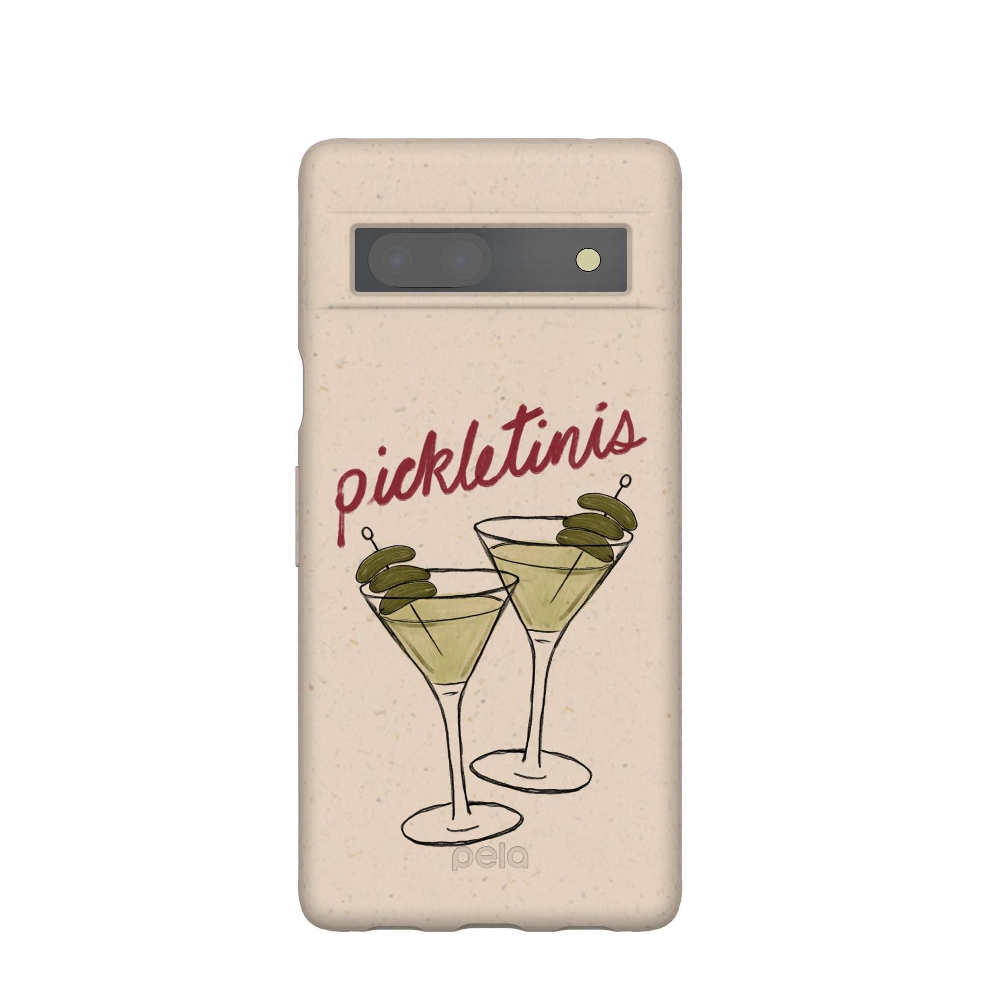 Seashell Pickletinis Google Pixel 7a Case Refurbished - Pela Case refurbished available on Cerqular
