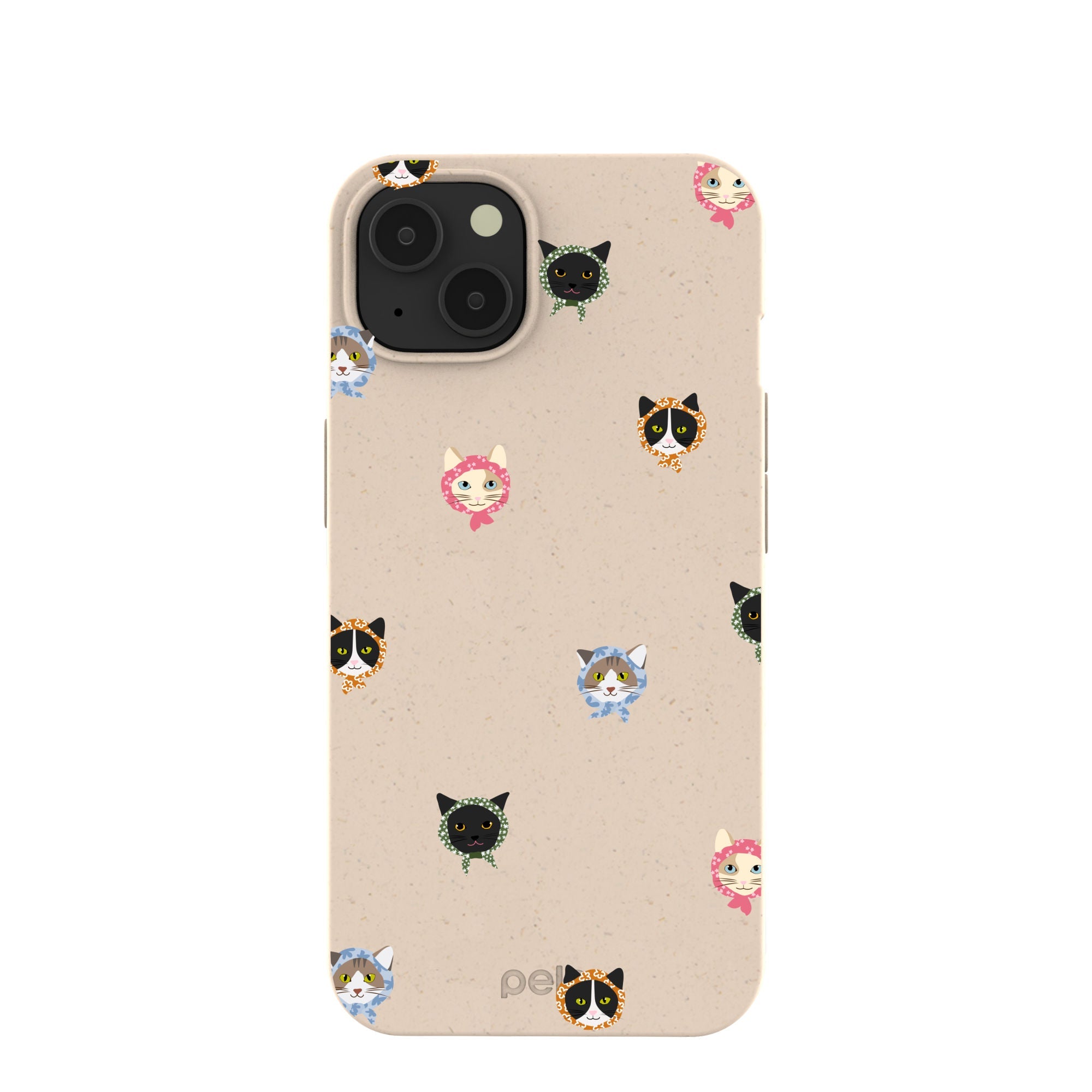 Seashell Cat Couture iPhone 13 Case Refurbished - Pela Case refurbished available on Cerqular