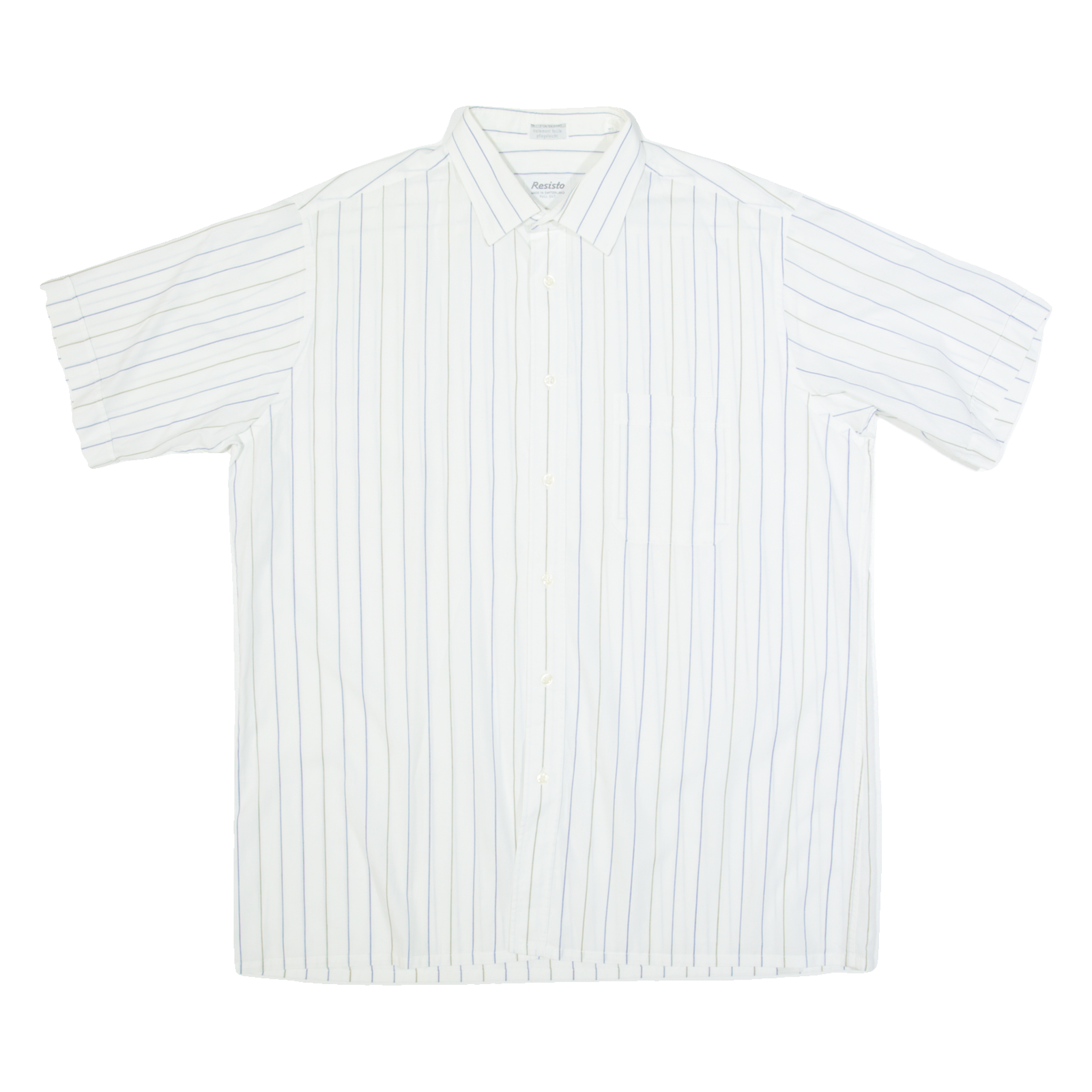Buy RESISTO Mens Shirt White Striped L Refurbished - $18.19 RESISTO Mens Shirt White Striped L Refurbished - N/A refurbished available on Cerqular