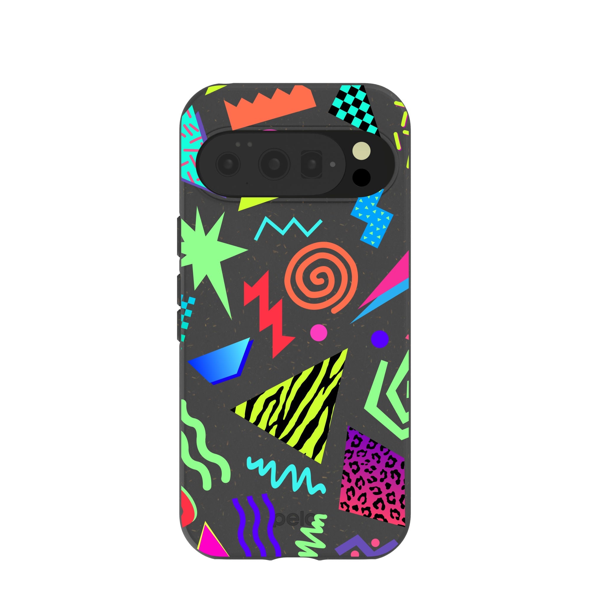 Black Neon Blast Google Pixel 10/10 Pro Case Refurbished - Pela Case refurbished available on Cerqular