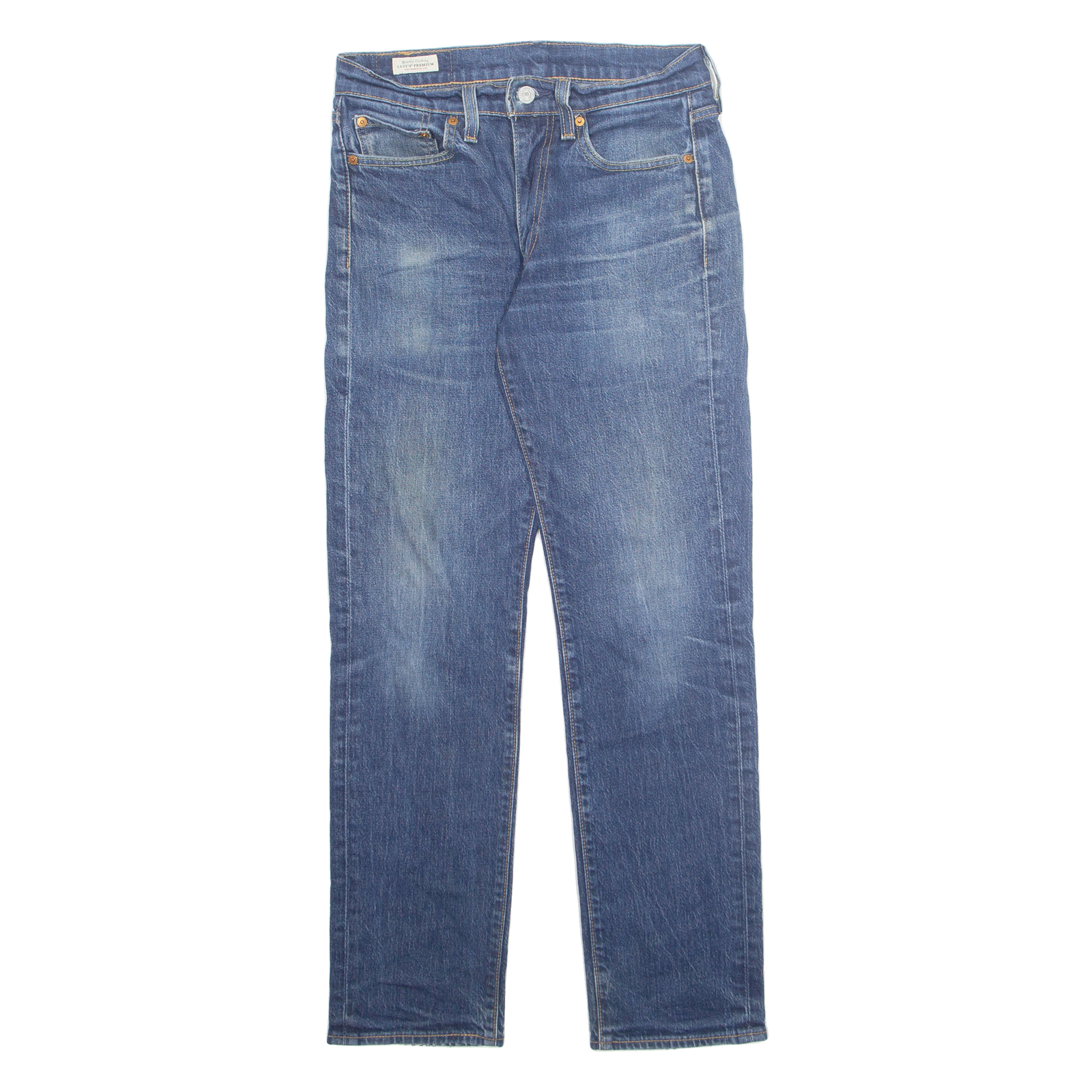 LEVI'S 514 Jeans Big E Mens Blue Regular Straight Stone Wash W29 L32 Refurbished - N/A refurbished available on Cerqular
