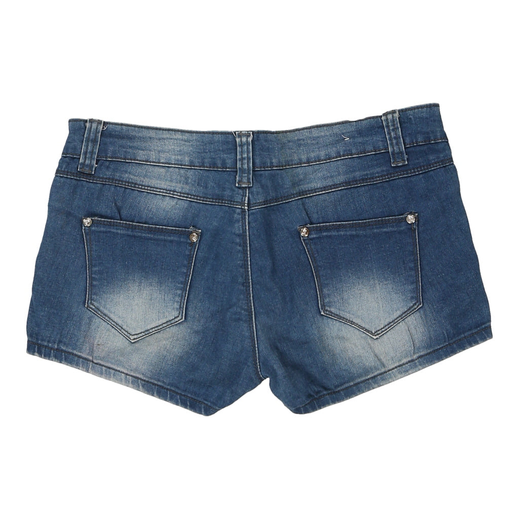 Buy Miss Adsl Denim Shorts - 36W UK 16 Blue Cotton Refurbished - $21.69 Miss Adsl Denim Shorts - 36W UK 16 Blue Cotton Refurbished - Thrifted (note: this is a term often used to describe second- refurbished available on Cerqular