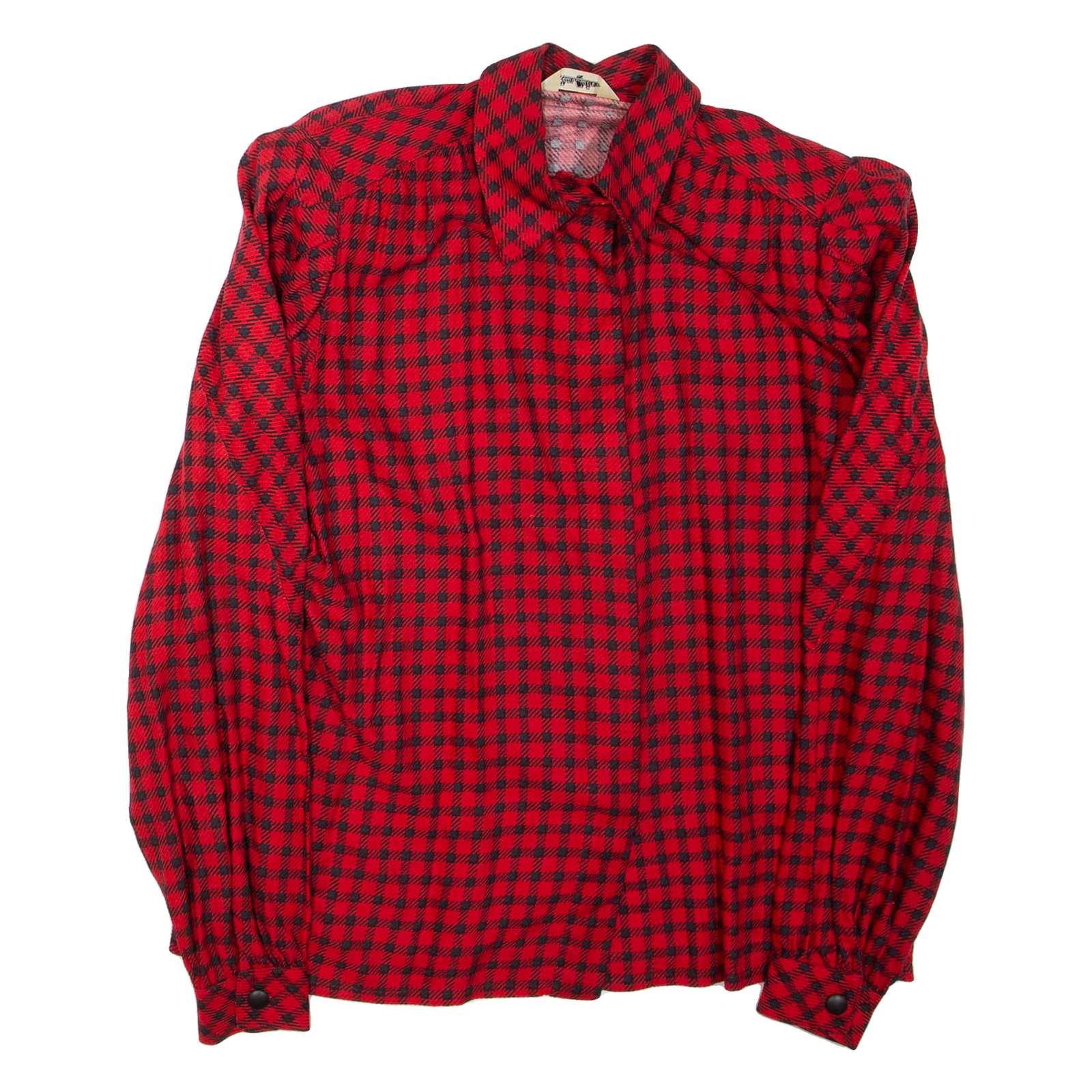 Buy JEAN CLAIRE Womens Printed Shirt Red Collared Long Sleeve Viscose Check L Refurbished - $16.89 JEAN CLAIRE Womens Printed Shirt Red Collared Long Sleeve Viscose Check L Refurbished - N/A refurbished available on Cerqular