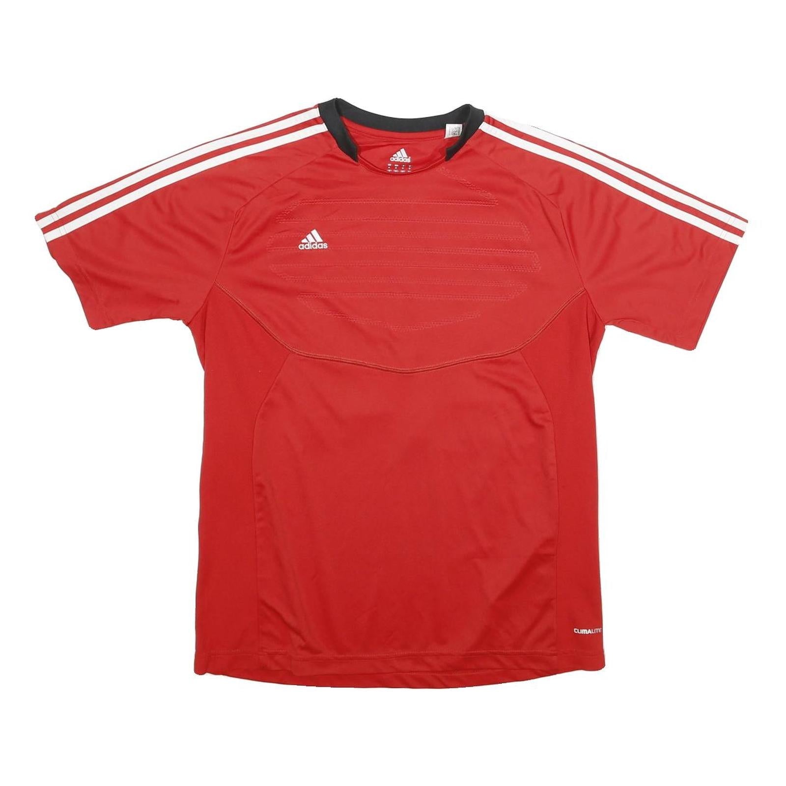 ADIDAS Mens Red Classic T-Shirt M Short Sleeve Crew Neck Sports Number 20 Refurbished - N/A refurbished available on Cerqular